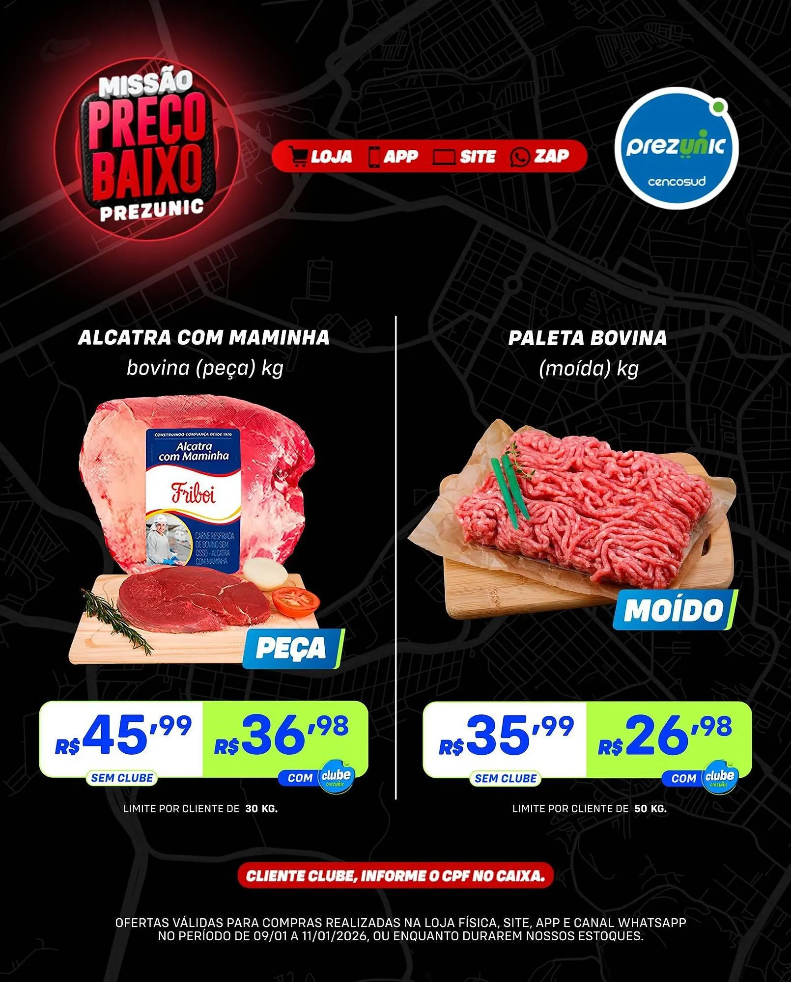 Encarte de Encarte Prezunic 9 de janeiro até 11 de janeiro 2026 - Pagina 1