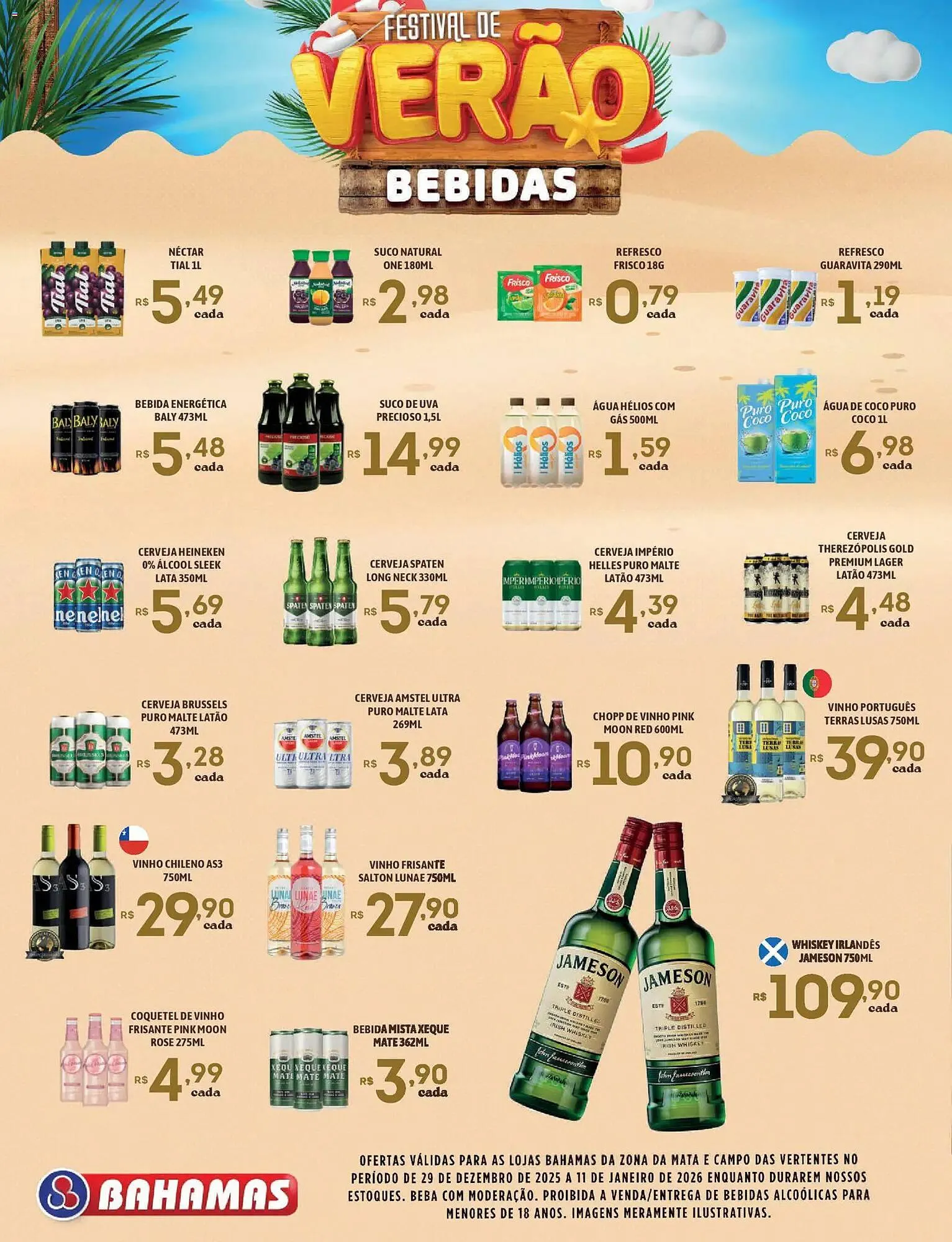 Encarte de Catálogo Bahamas Supermercados 29 de dezembro até 11 de janeiro 2026 - Pagina 2