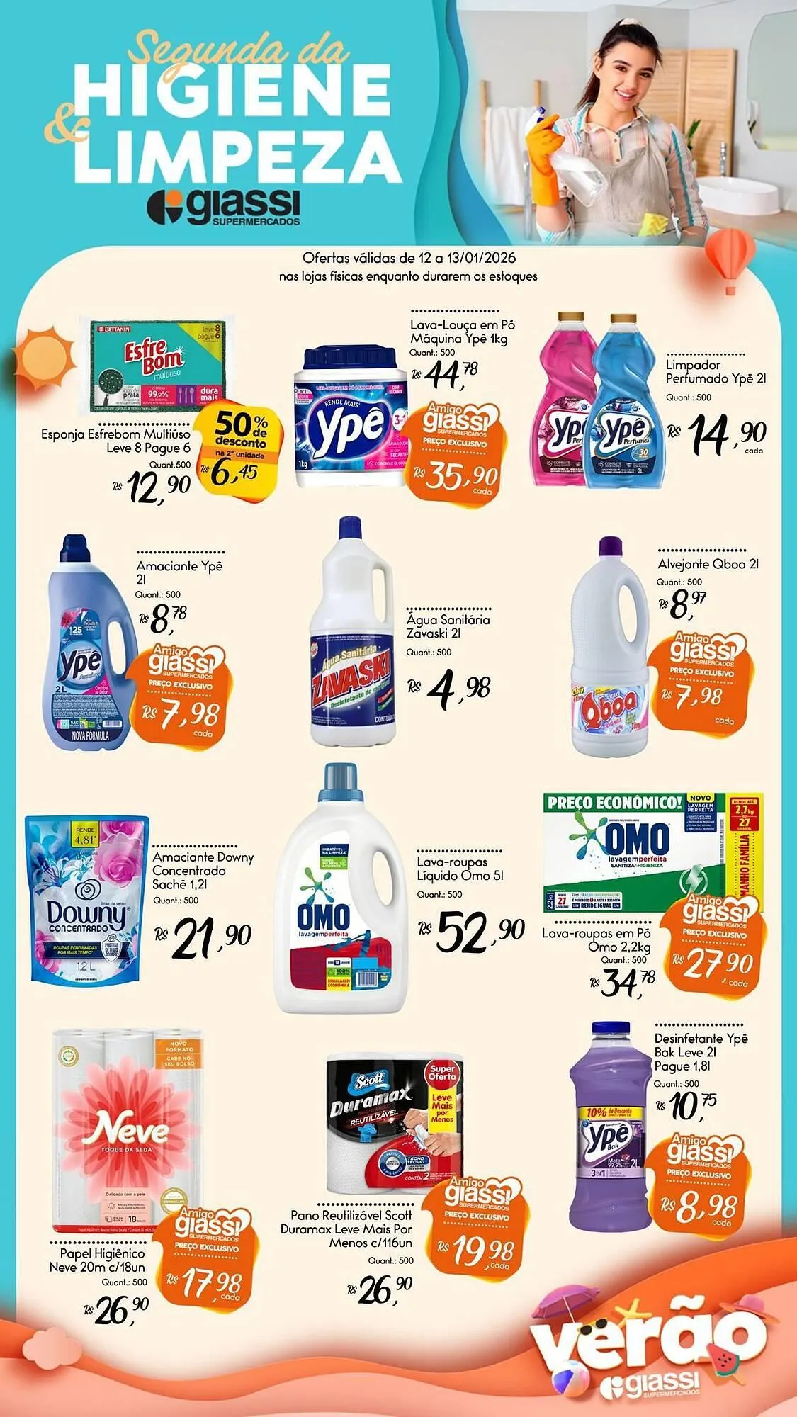 Encarte de Encarte Giassi Supermercados 12 de janeiro até 13 de janeiro 2026 - Pagina 3