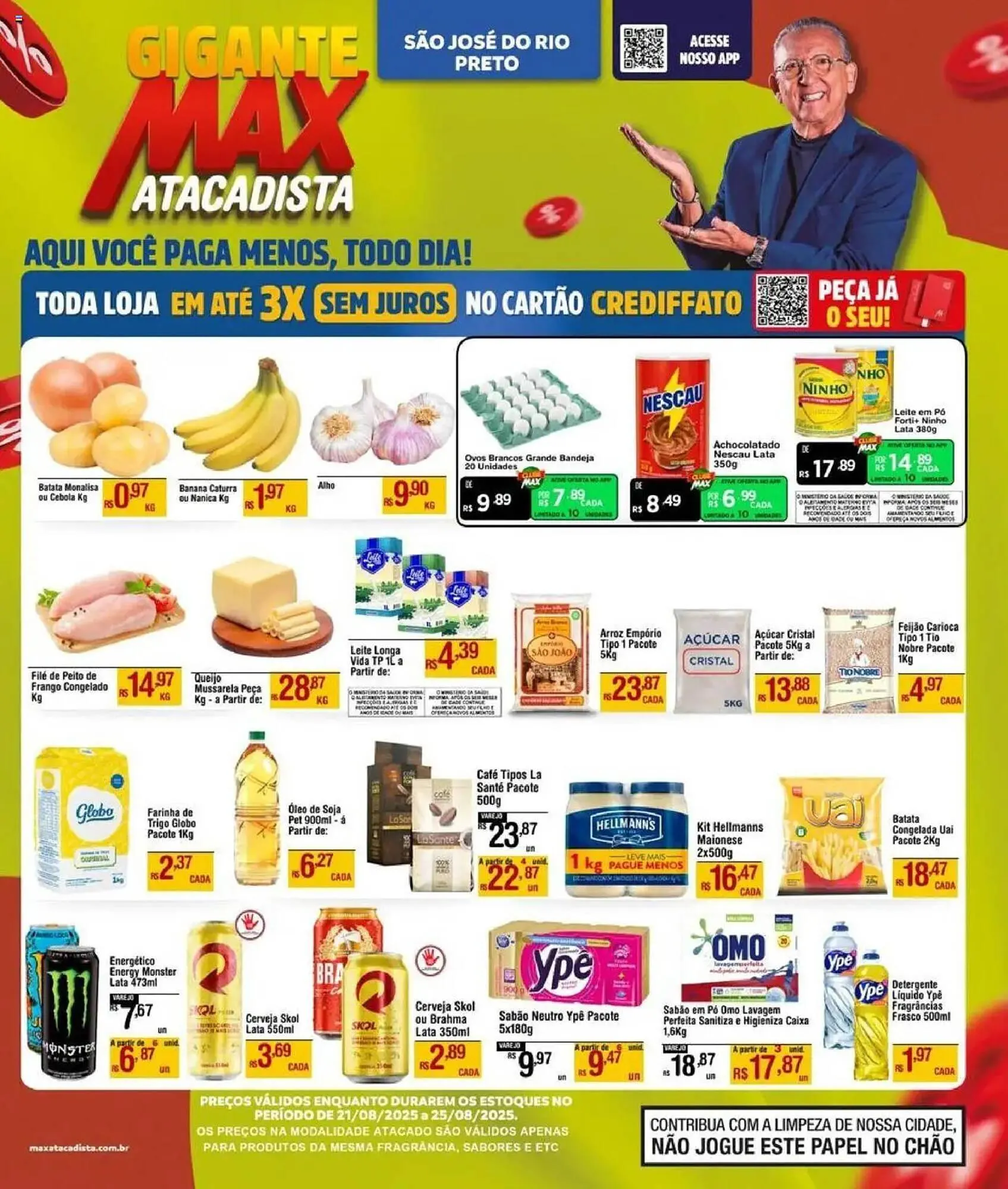 Encarte de Catálogo Max Atacadista 21 de agosto até 26 de agosto 2025 - Pagina 1