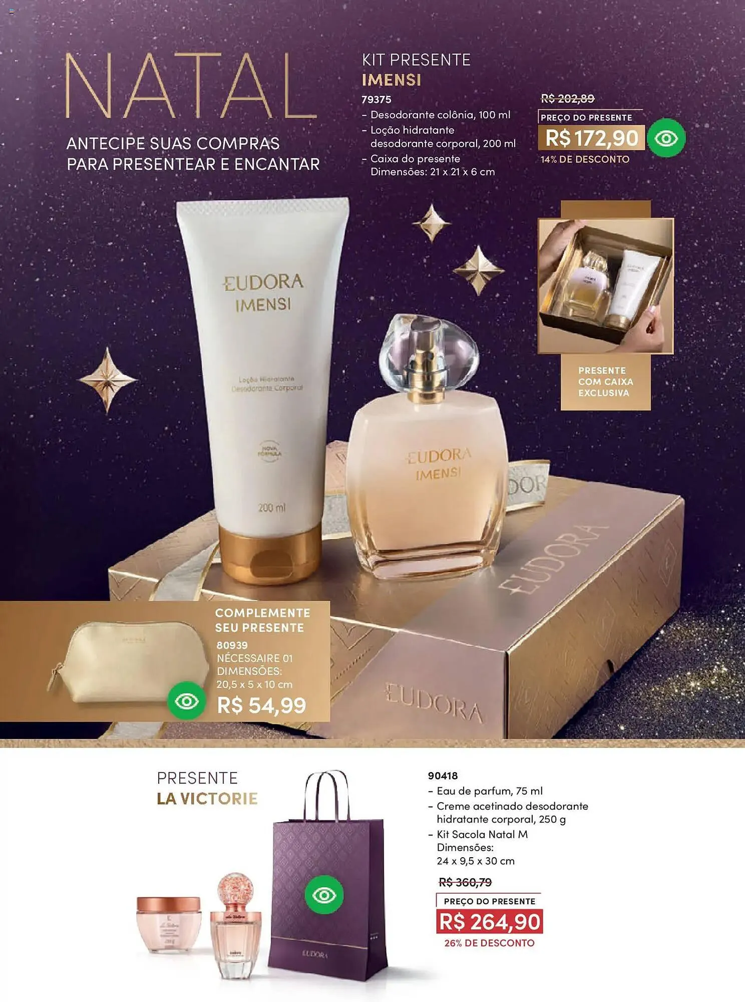 Encarte de Catálogo Eudora 29 de outubro até 27 de novembro 2025 - Pagina 34