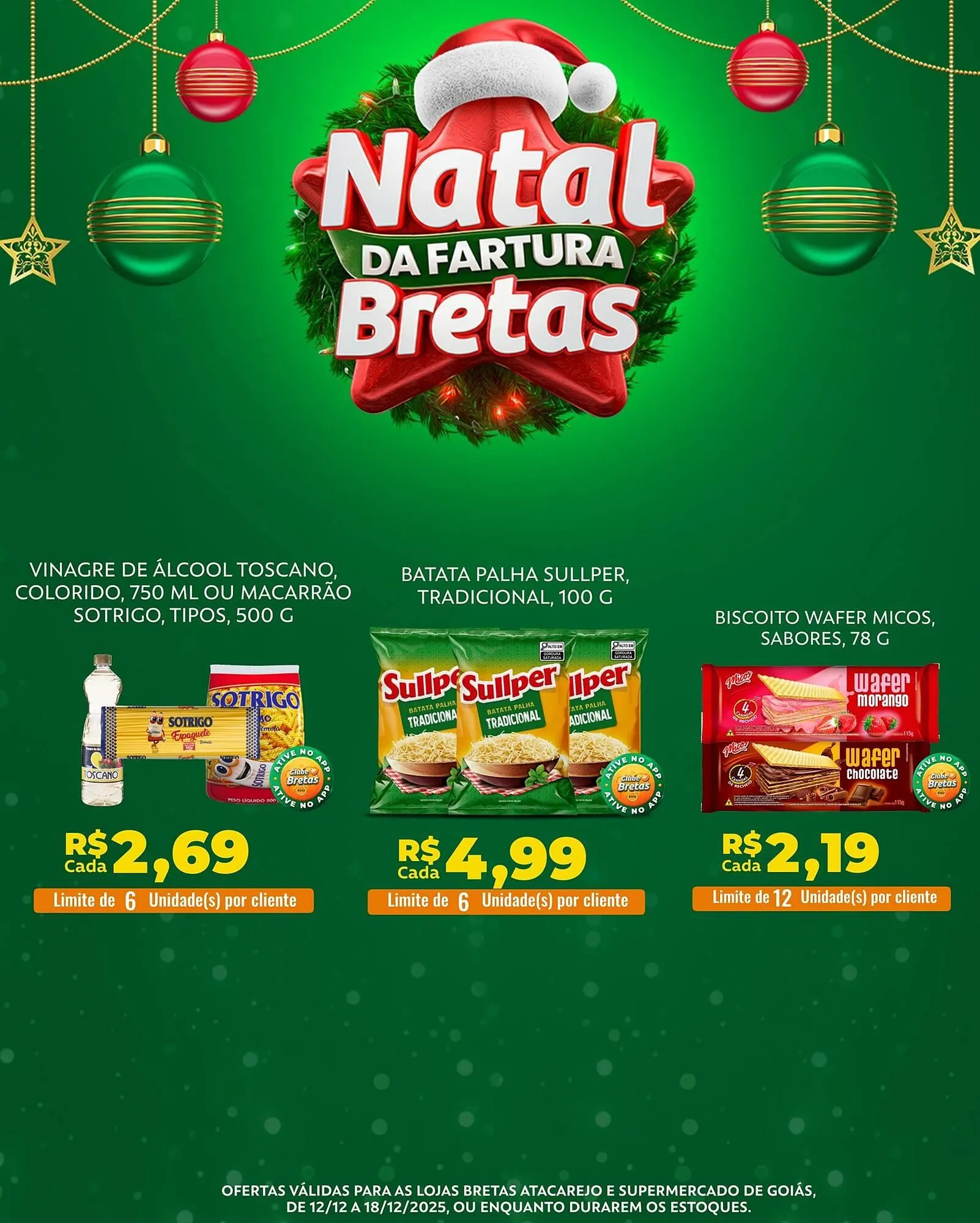 Encarte de Catálogo Supermercados Bretas 13 de dezembro até 18 de dezembro 2025 - Pagina 5