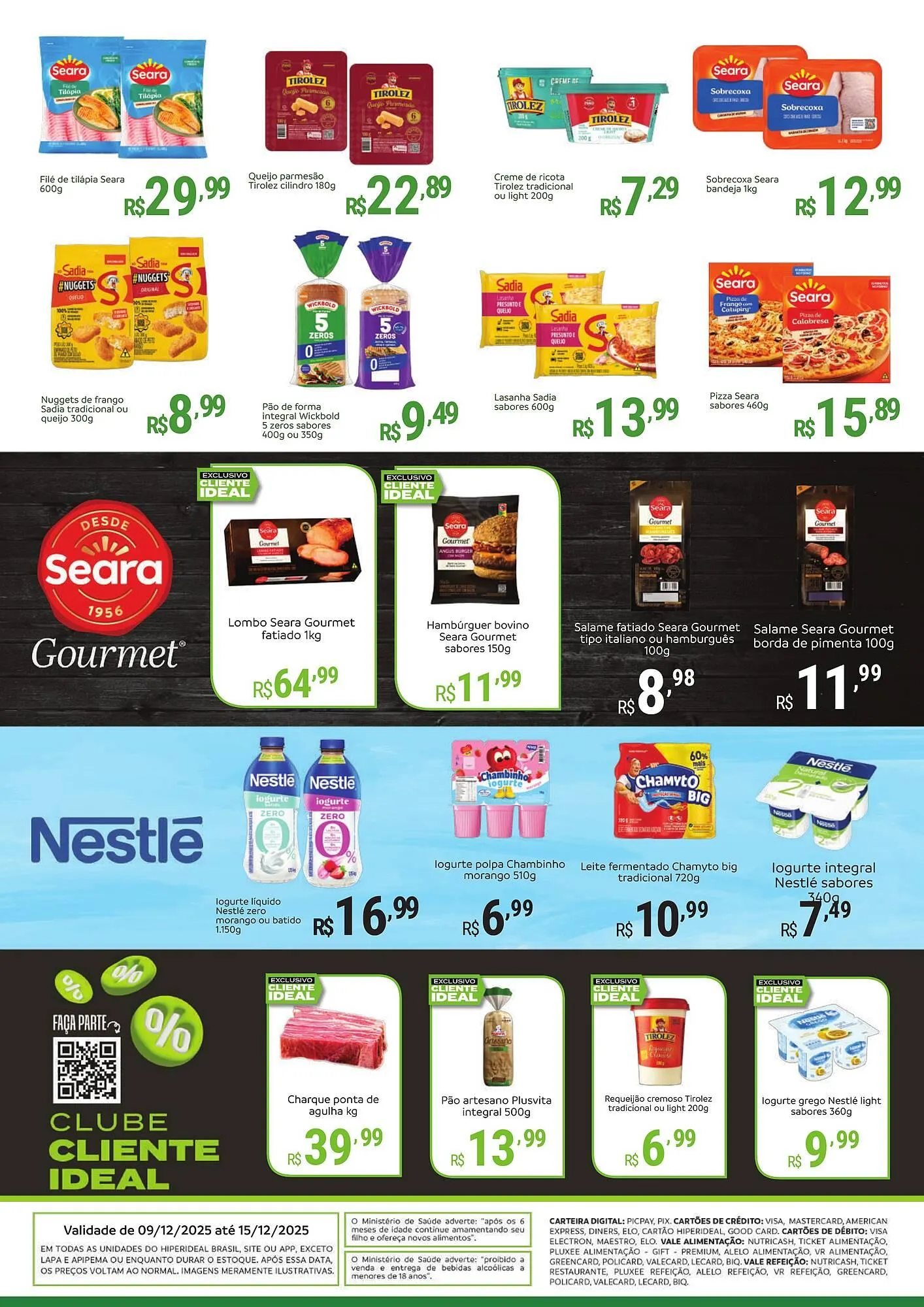 Encarte de Catálogo Hiperideal Supermercados 9 de dezembro até 15 de dezembro 2025 - Pagina 2