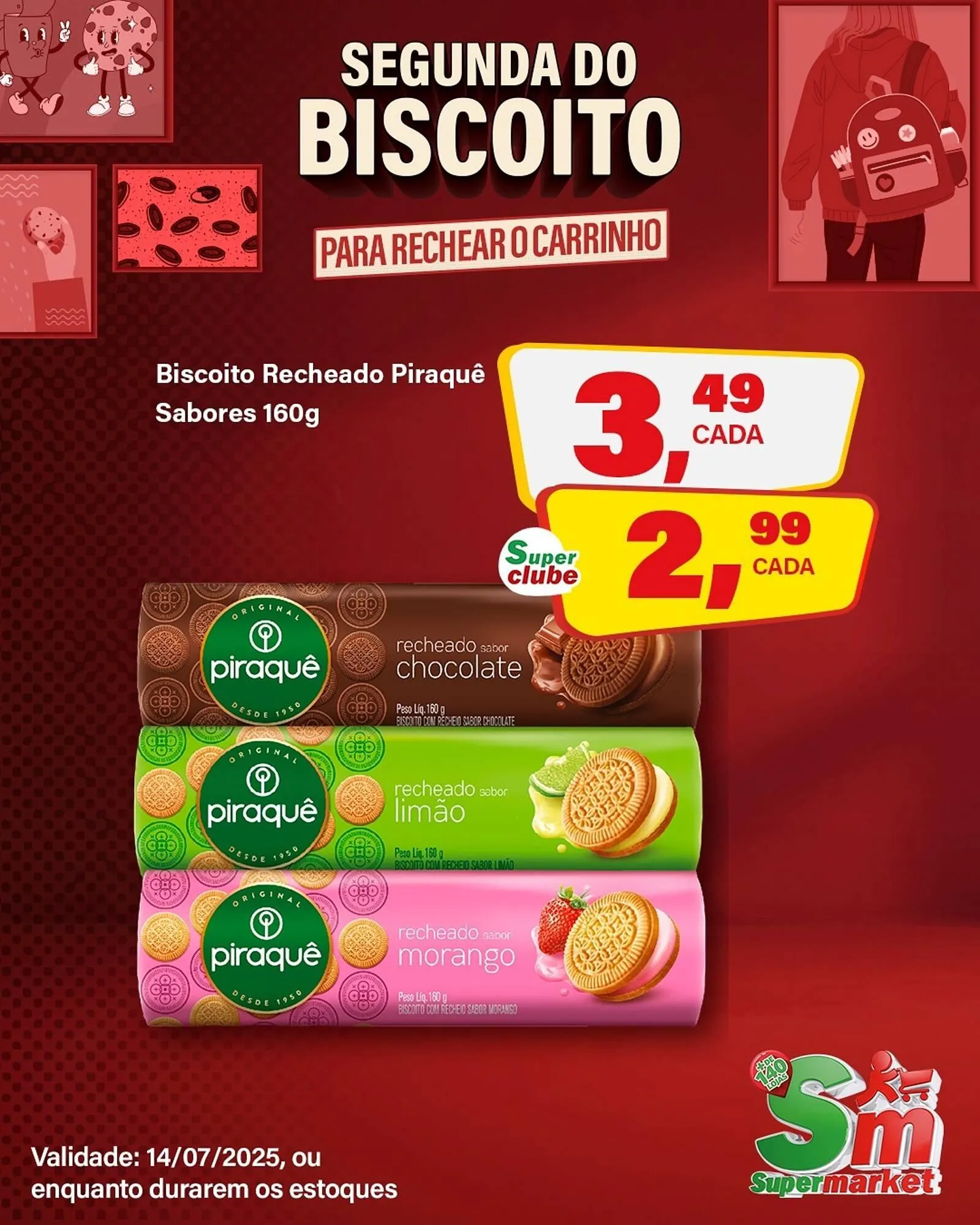 Encarte de Catálogo Rede Supermarket 14 de julho até 14 de julho 2025 - Pagina 1