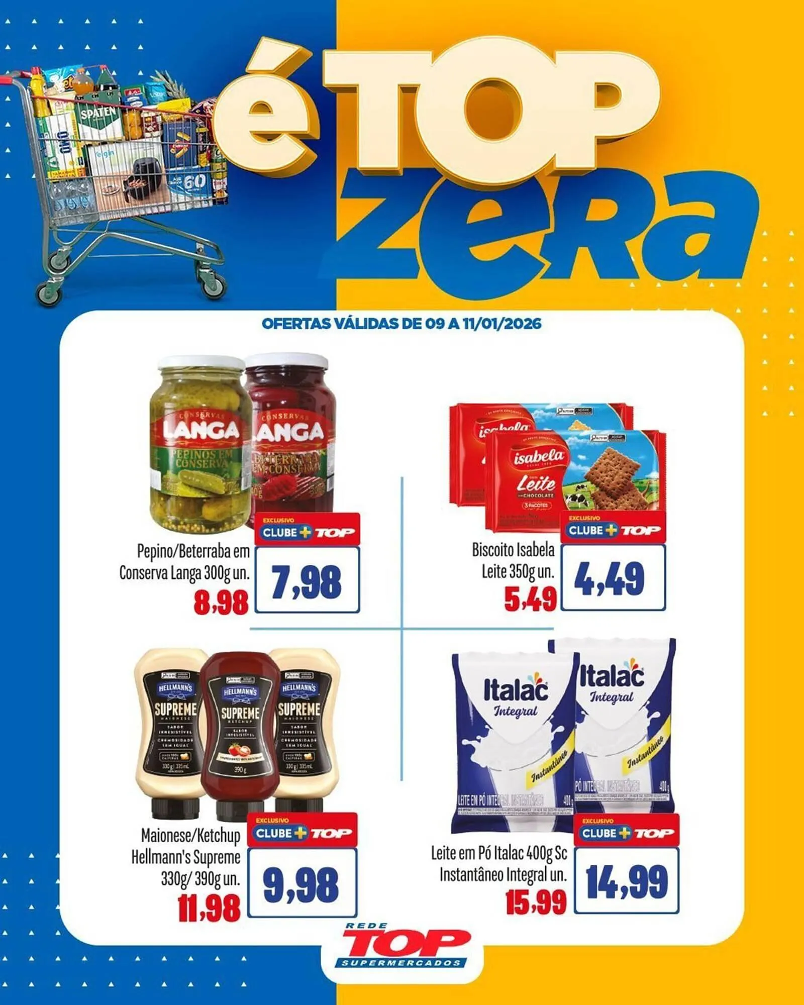 Encarte de Encarte Rede Top 9 de janeiro até 11 de janeiro 2026 - Pagina 1