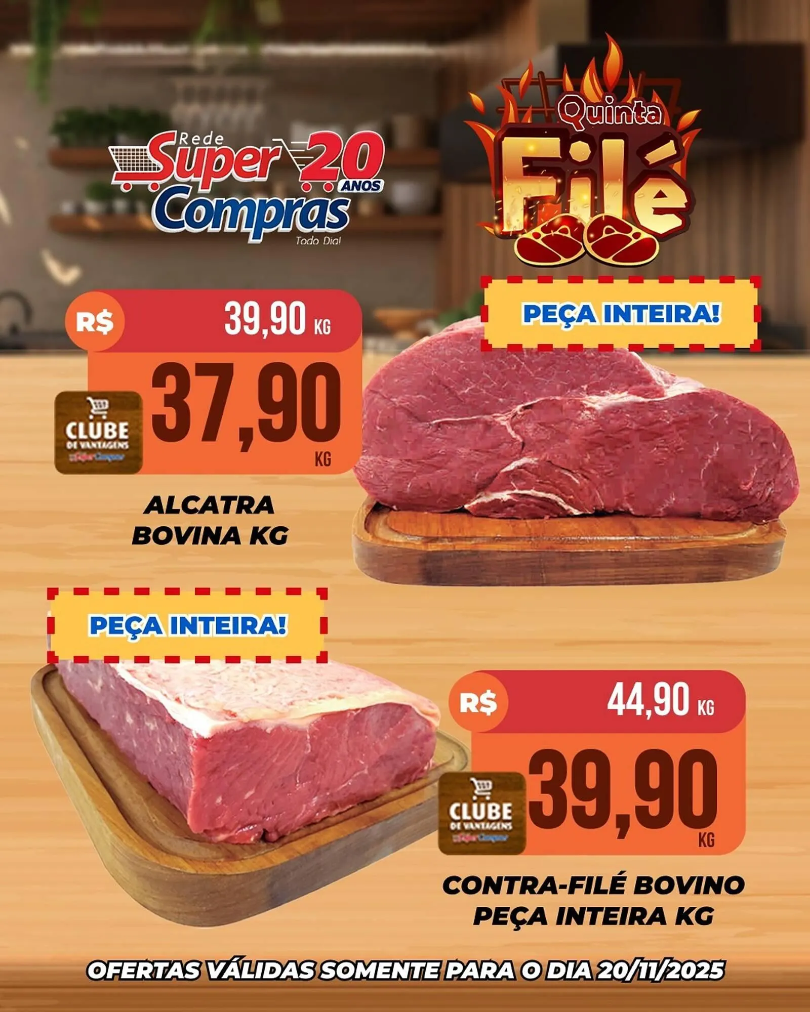 Encarte de Encarte Rede Super Compras 20 de novembro até 20 de novembro 2025 - Pagina 1