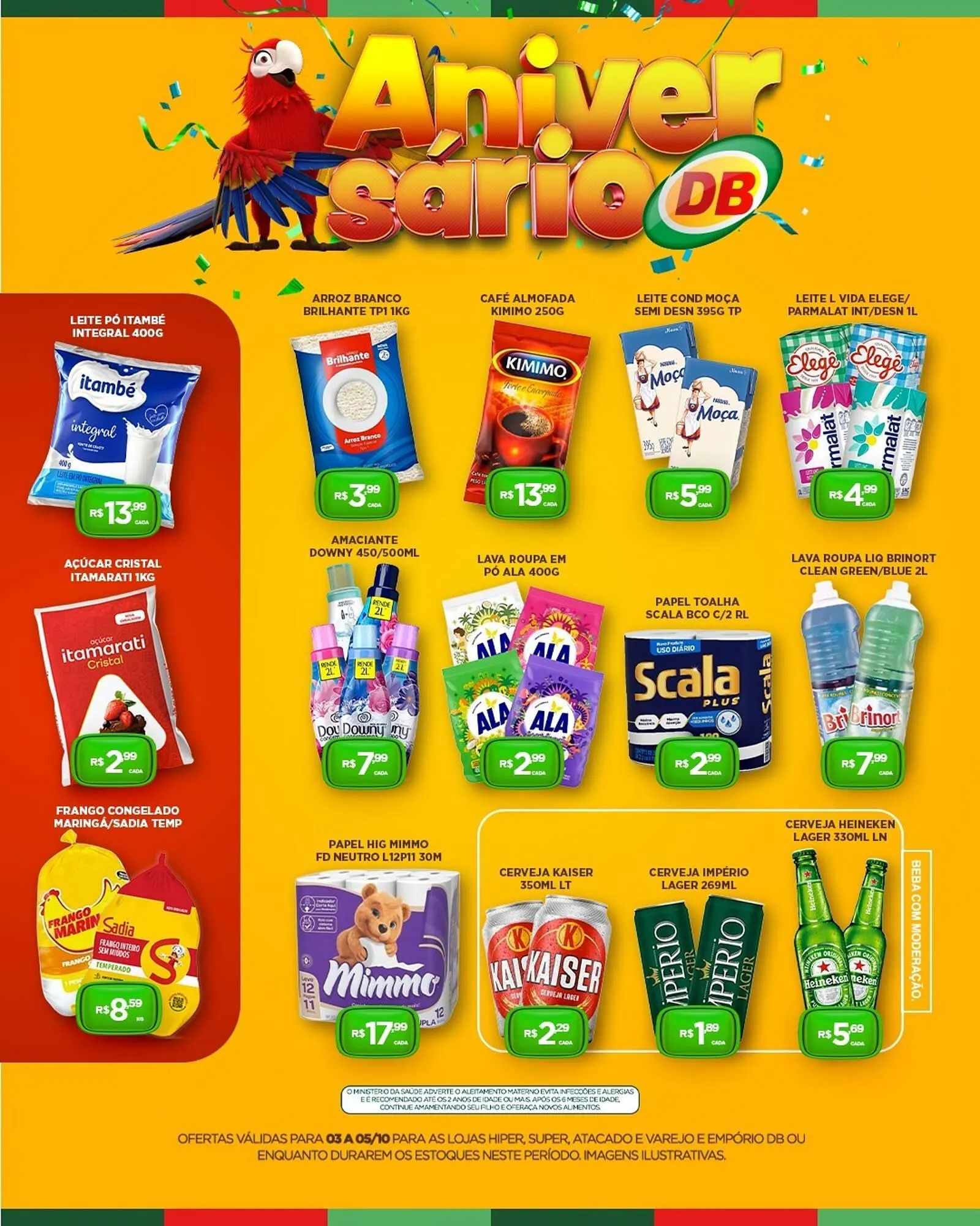 Encarte de Catálogo DB Supermercados 3 de outubro até 5 de outubro 2025 - Pagina 4
