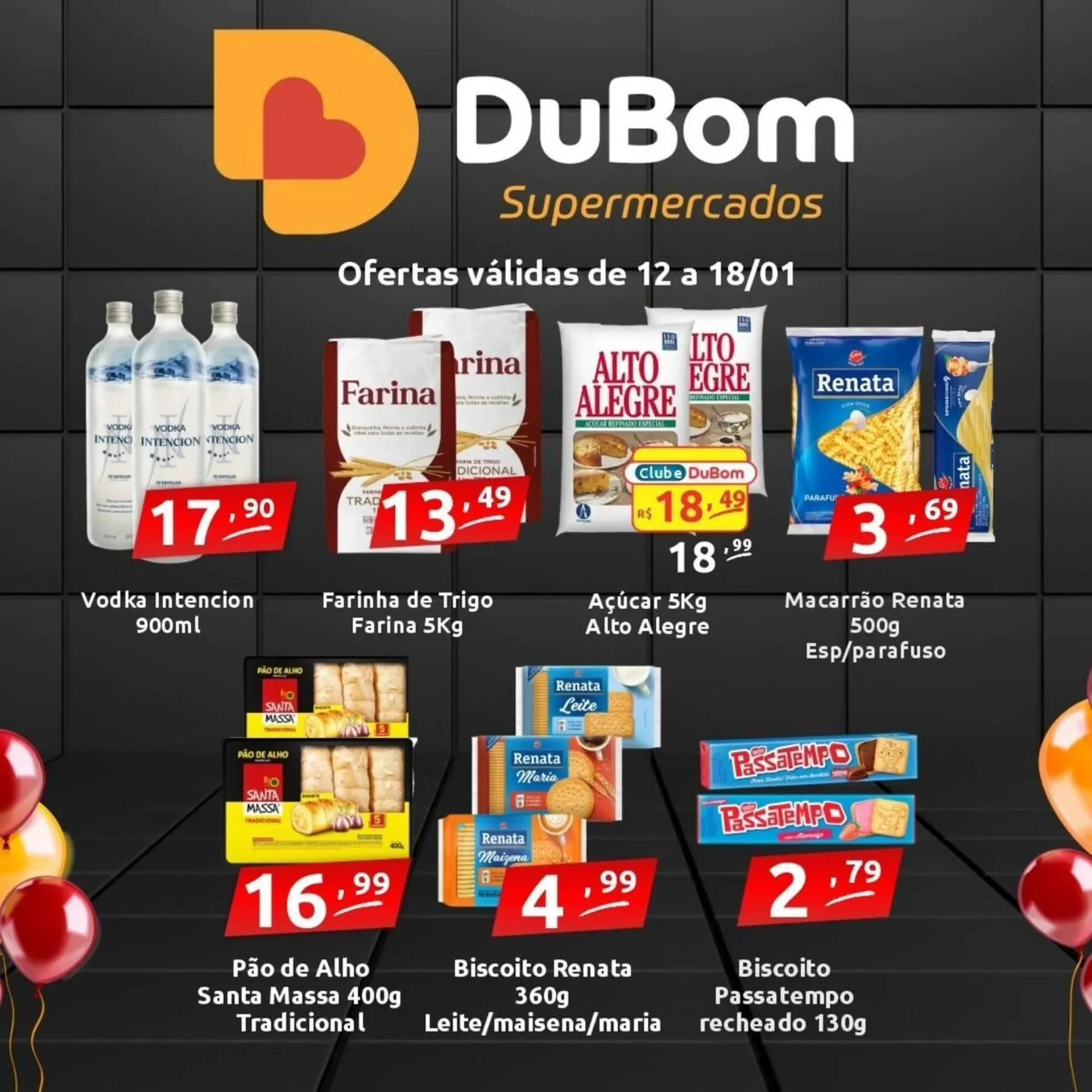 Encarte de Catálogo Dubom Supermercados 12 de janeiro até 18 de janeiro 2026 - Pagina 1