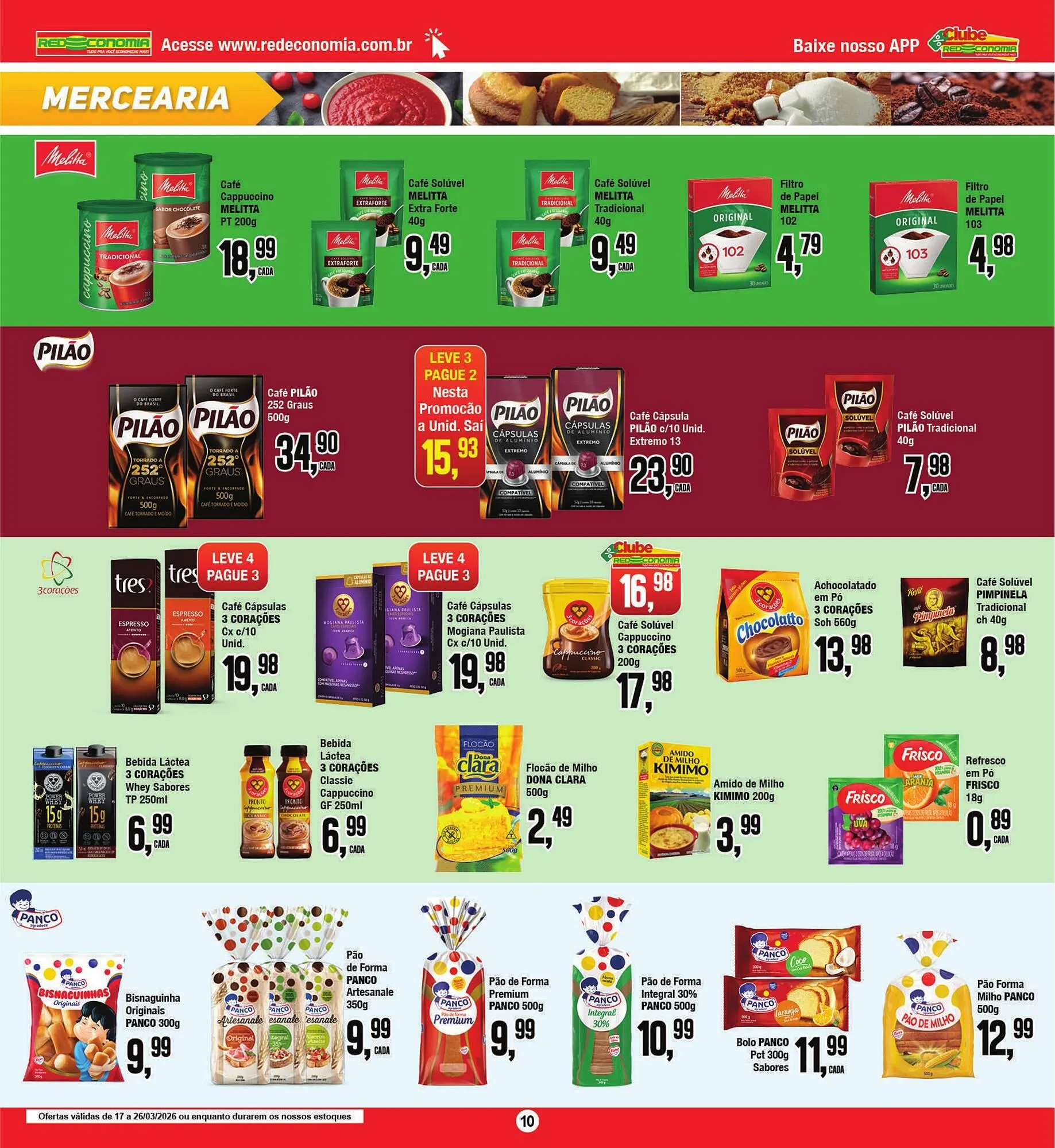 Encarte de Encarte Redeconomia 18 de março até 23 de março 2026 - Pagina 10