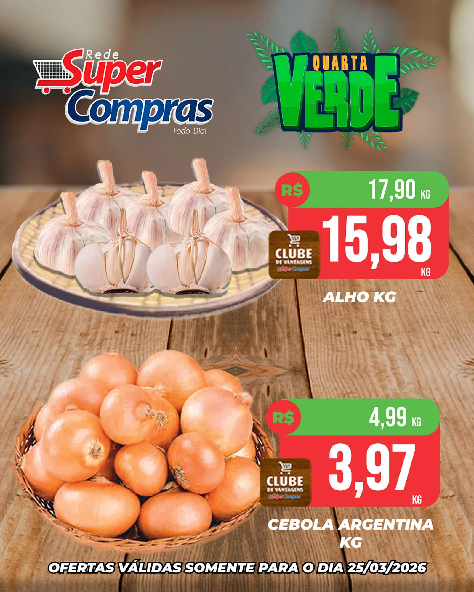 Encarte de Encarte Rede Super Compras 25 de março até 25 de março 2026 - Pagina 1