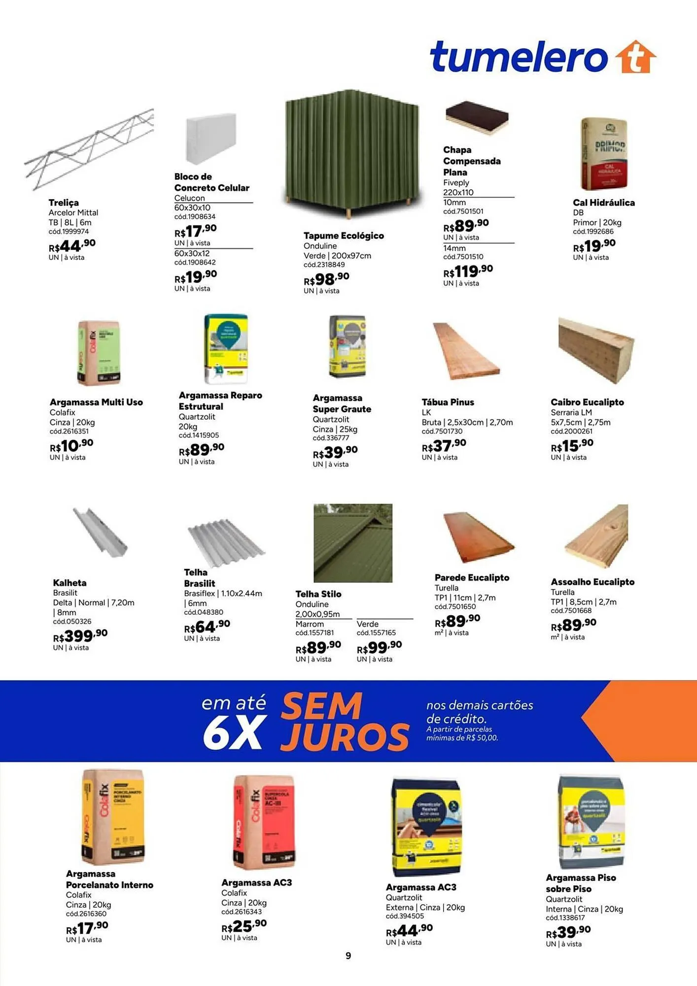 Encarte de Catálogo Tumelero 30 de janeiro até 18 de fevereiro 2026 - Pagina 9