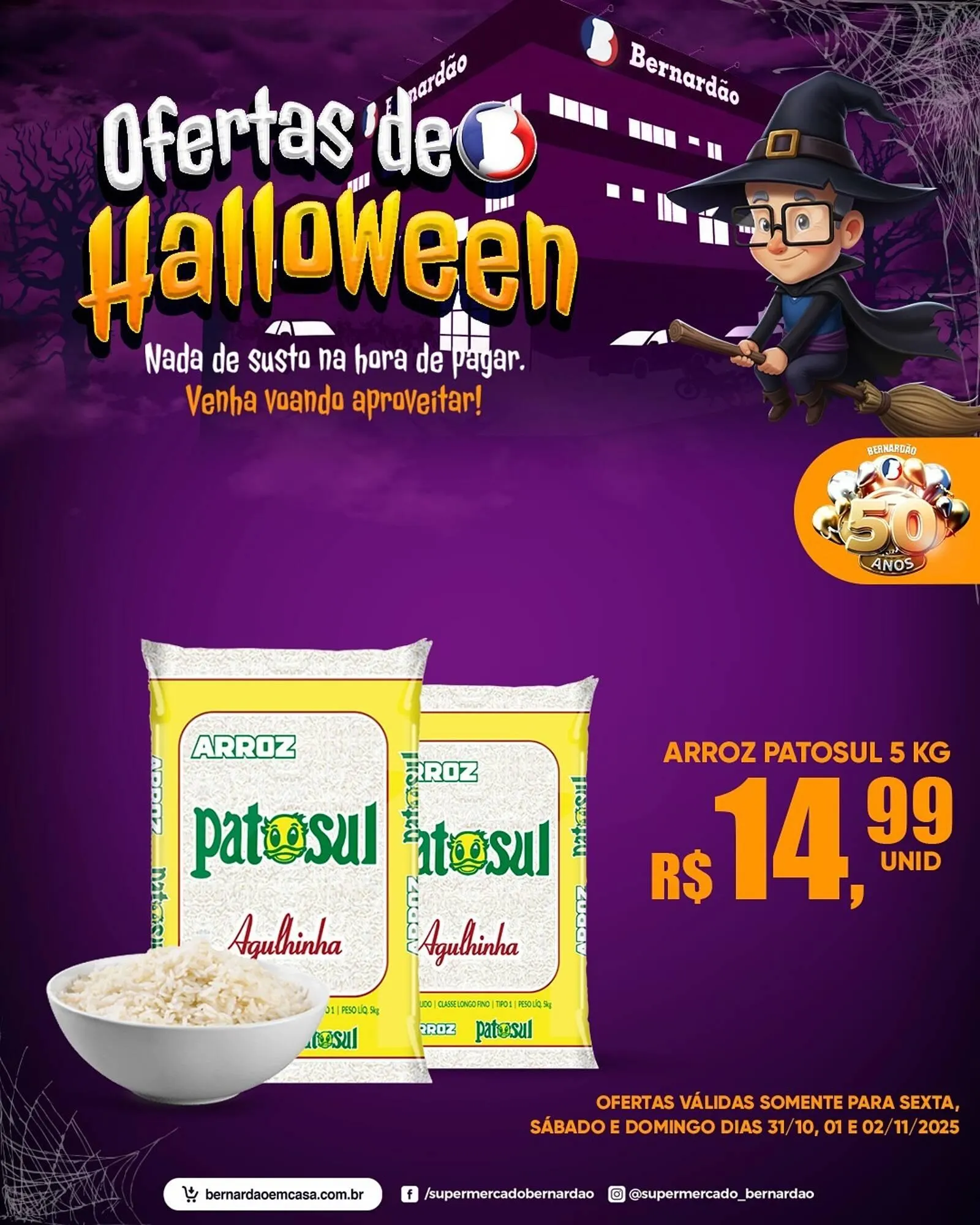 Encarte de Catálogo Supermercado Bernardão 31 de outubro até 2 de novembro 2025 - Pagina 2