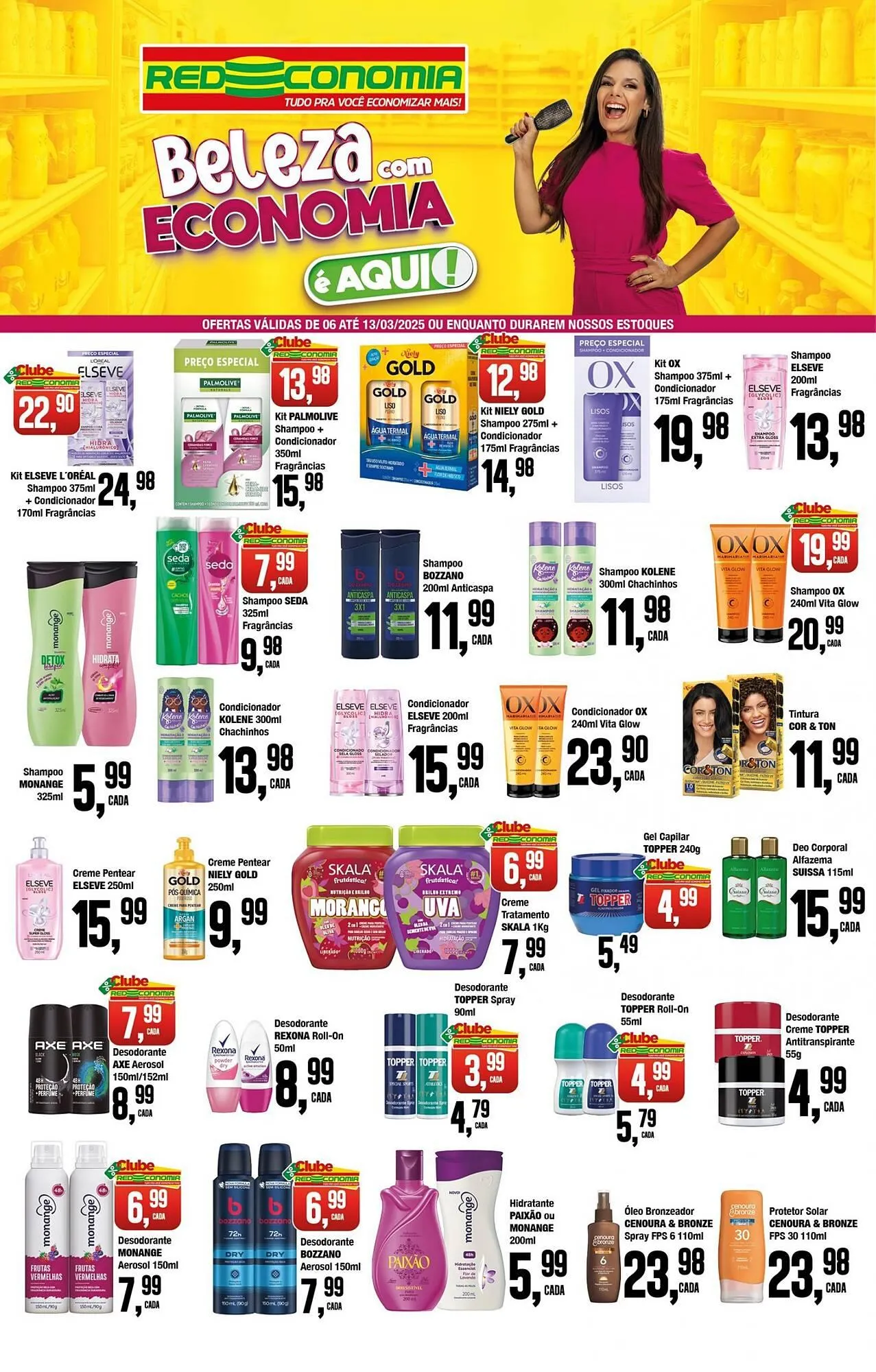 Encarte de Catálogo Rede Economia 6 de março até 13 de março 2025 - Pagina 2