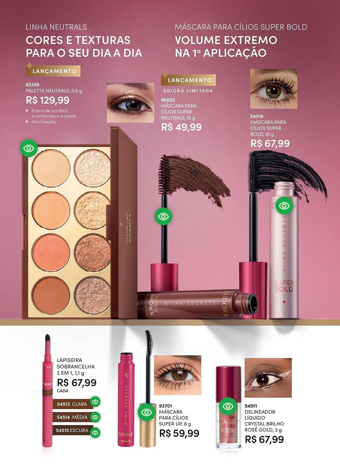 Encarte de Catálogo Eudora 8 de outubro até 8 de novembro 2025 - Pagina 110