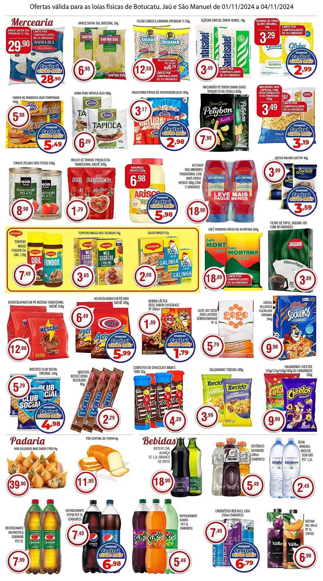 Encarte de Catálogo Central Supermercados 2 de novembro até 4 de novembro 2024 - Pagina 3