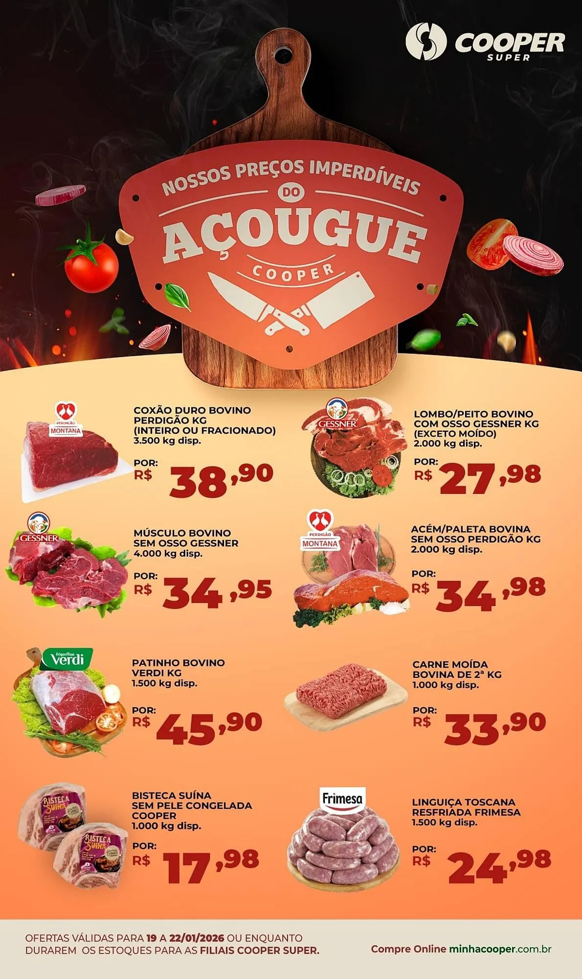 Encarte de Tabloide Cooper 19 de janeiro até 22 de janeiro 2026 - Pagina 1