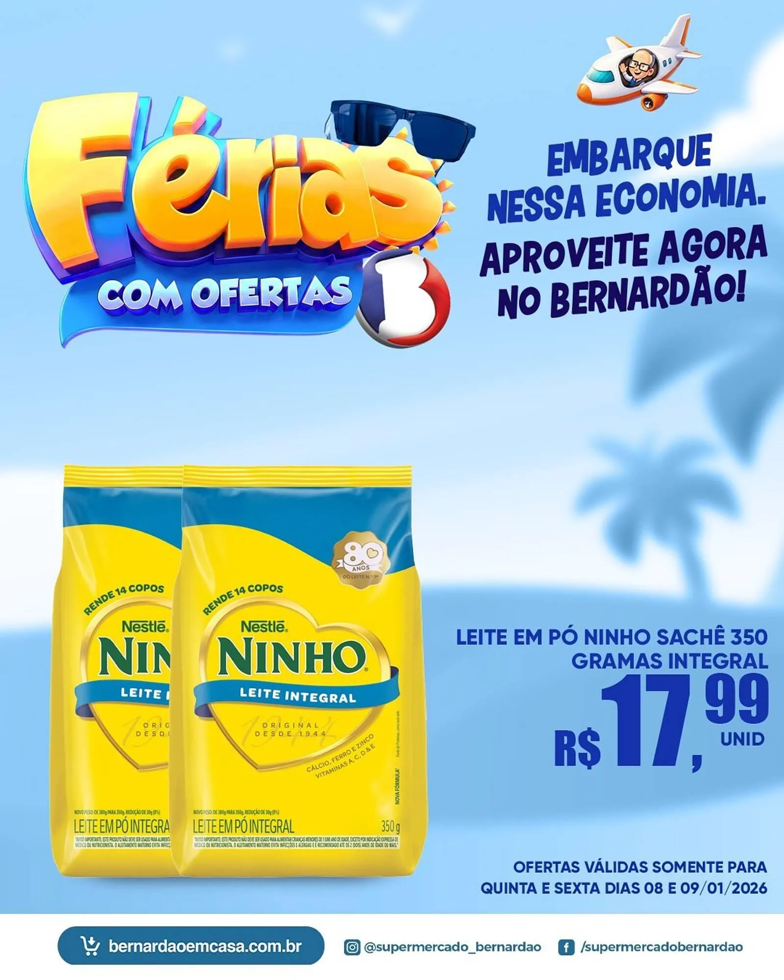 Encarte de Catálogo Supermercado Bernardão 8 de janeiro até 9 de janeiro 2026 - Pagina 2