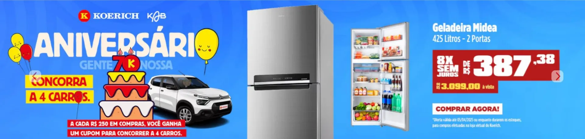 Encarte de Catálogo Lojas Koerich 4 de abril até 4 de maio 2025 - Pagina 2