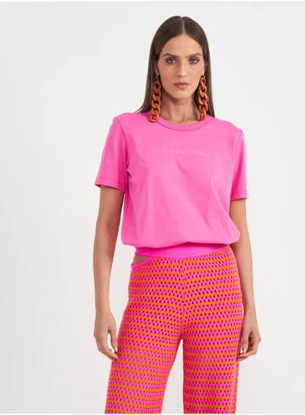 Camiseta Com Cut Out Sport Perfect Back