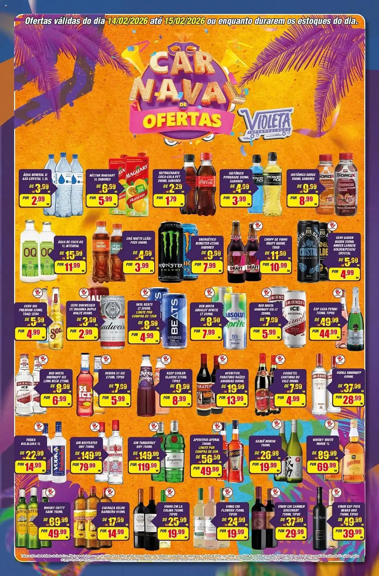 Encarte de Catálogo Violeta Supermercados 14 de fevereiro até 16 de fevereiro 2026 - Pagina 4