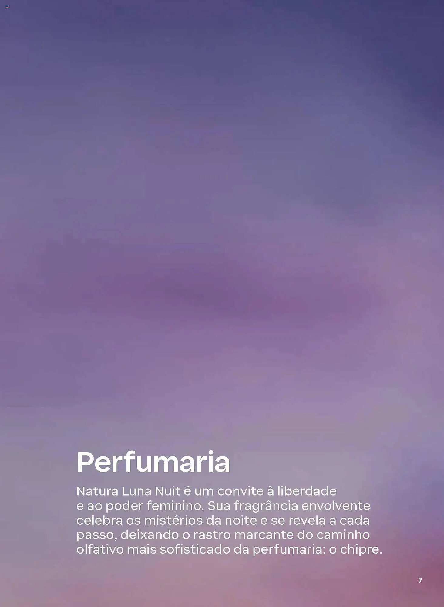 Encarte de Catálogo Natura 4 de fevereiro até 25 de fevereiro 2026 - Pagina 7