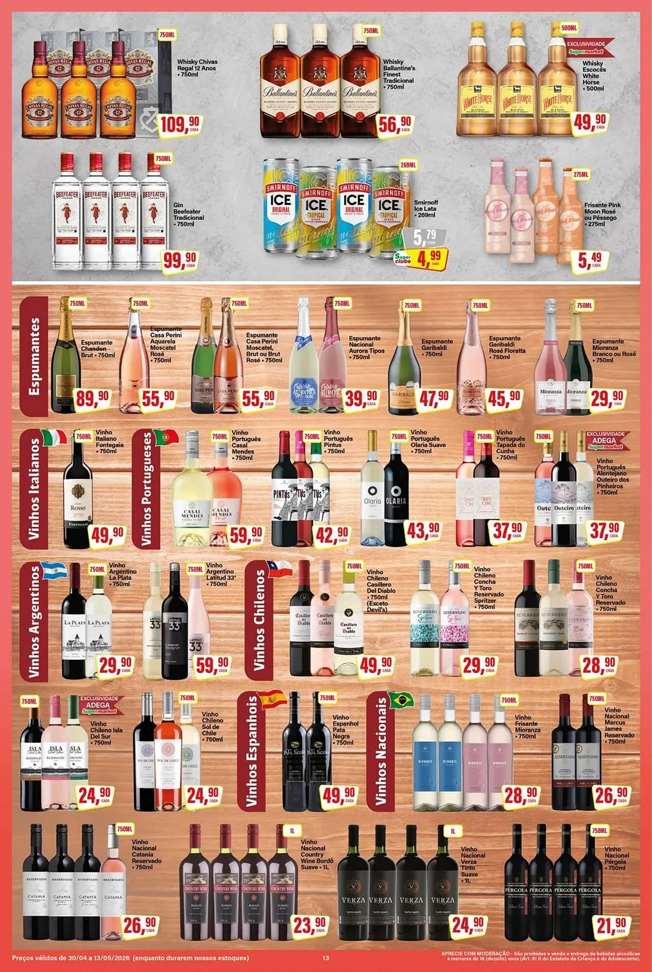 Encarte de Encarte Rede Supermarket 5 de maio até 13 de maio 2026 - Pagina 13