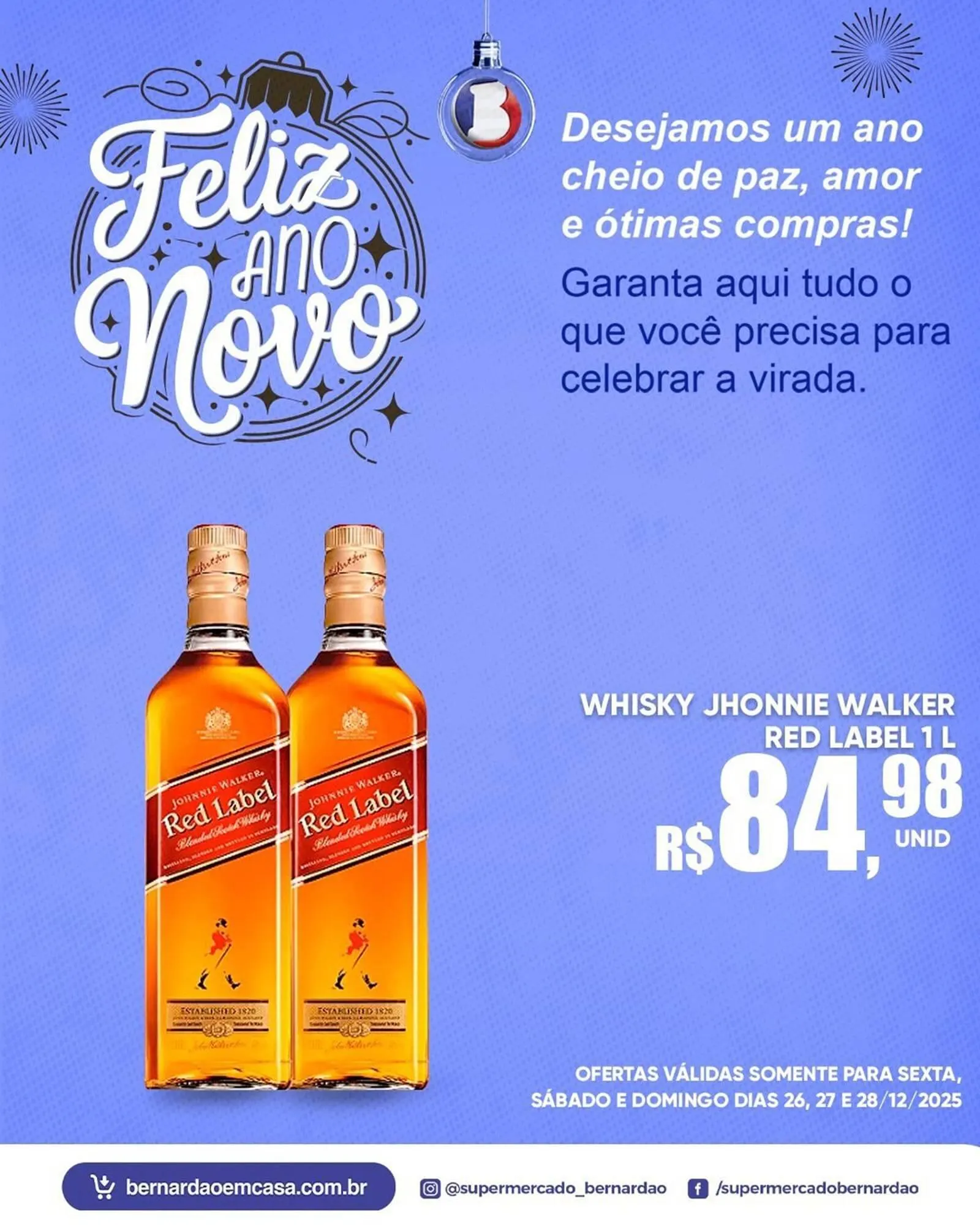 Encarte de Catálogo Supermercado Bernardão 26 de dezembro até 28 de dezembro 2025 - Pagina 2