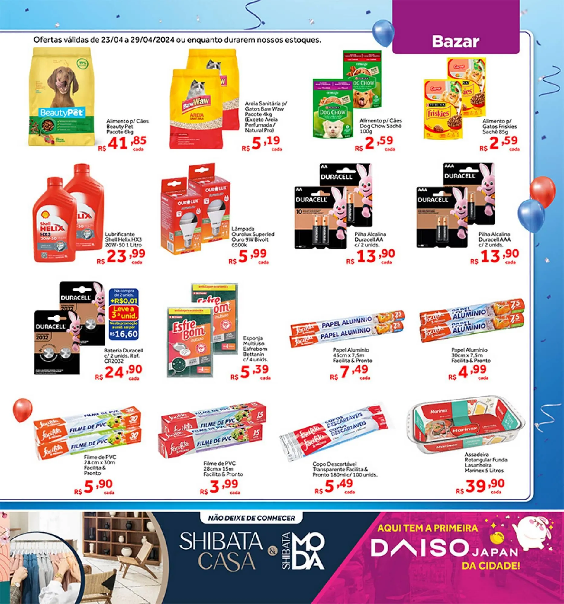 Encarte de Catálogo Shibata Supermercados 23 de abril até 29 de abril 2024 - Pagina 7