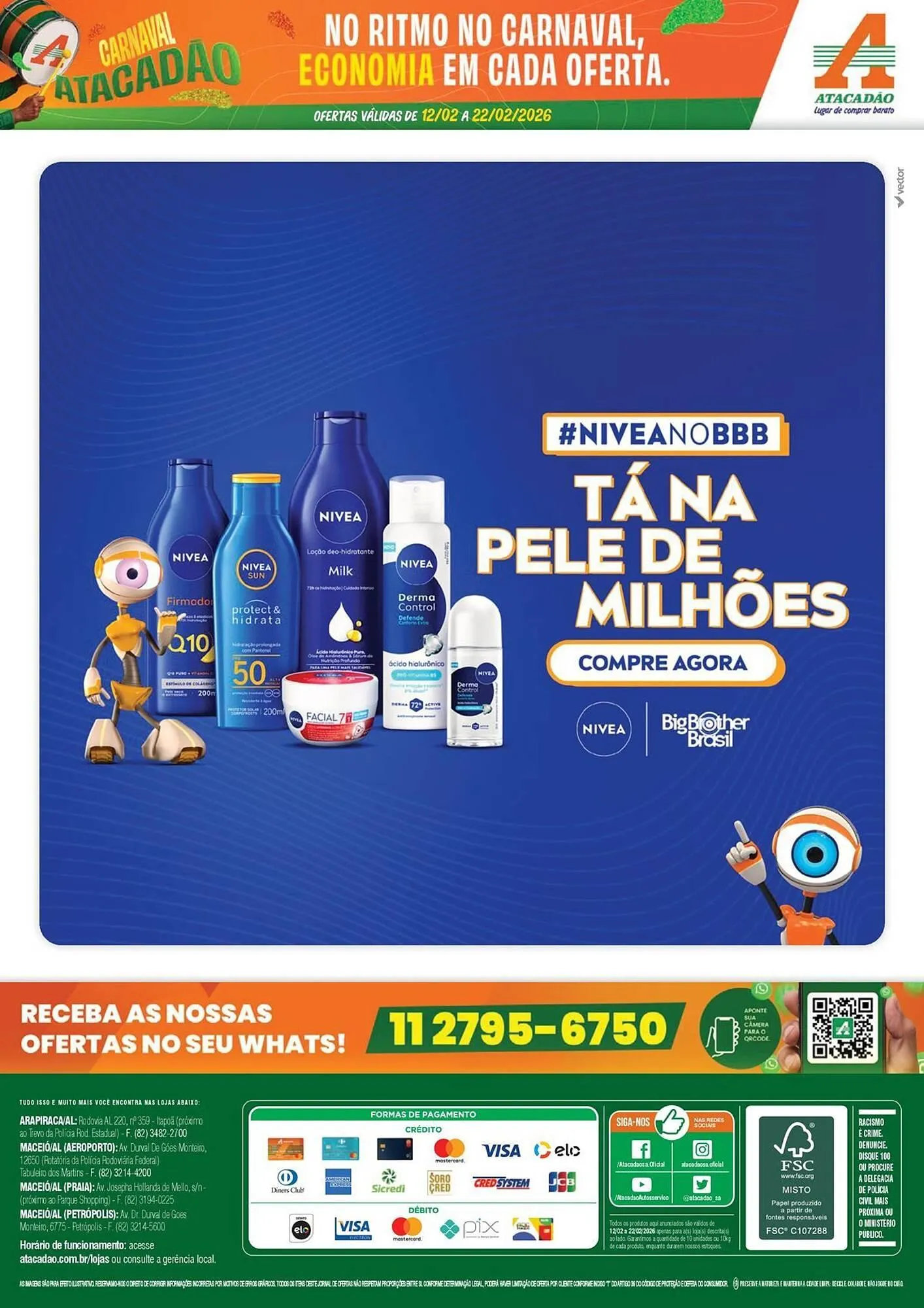Encarte de Folheto Atacadão 12 de fevereiro até 22 de fevereiro 2026 - Pagina 2