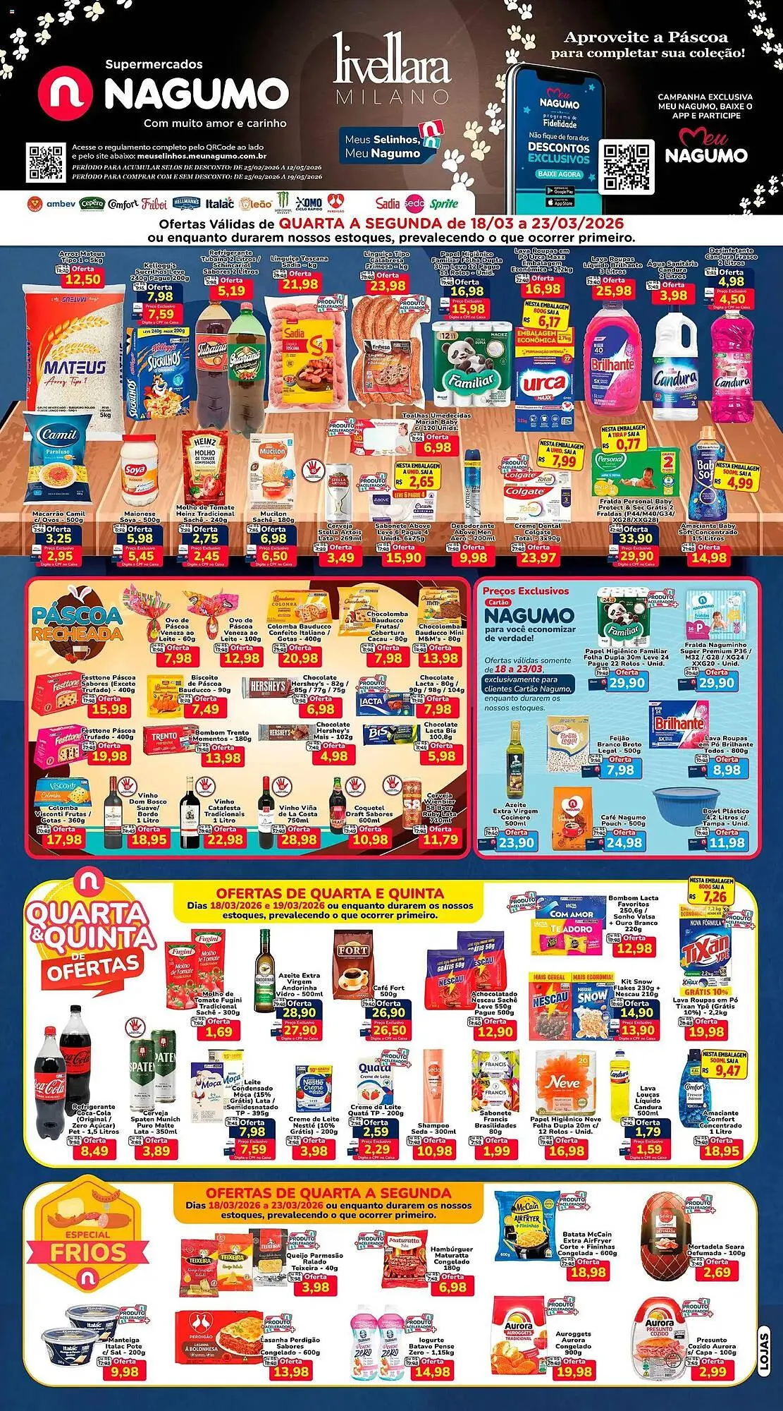 Encarte de Folheto Nagumo 18 de março até 23 de março 2026 - Pagina 1