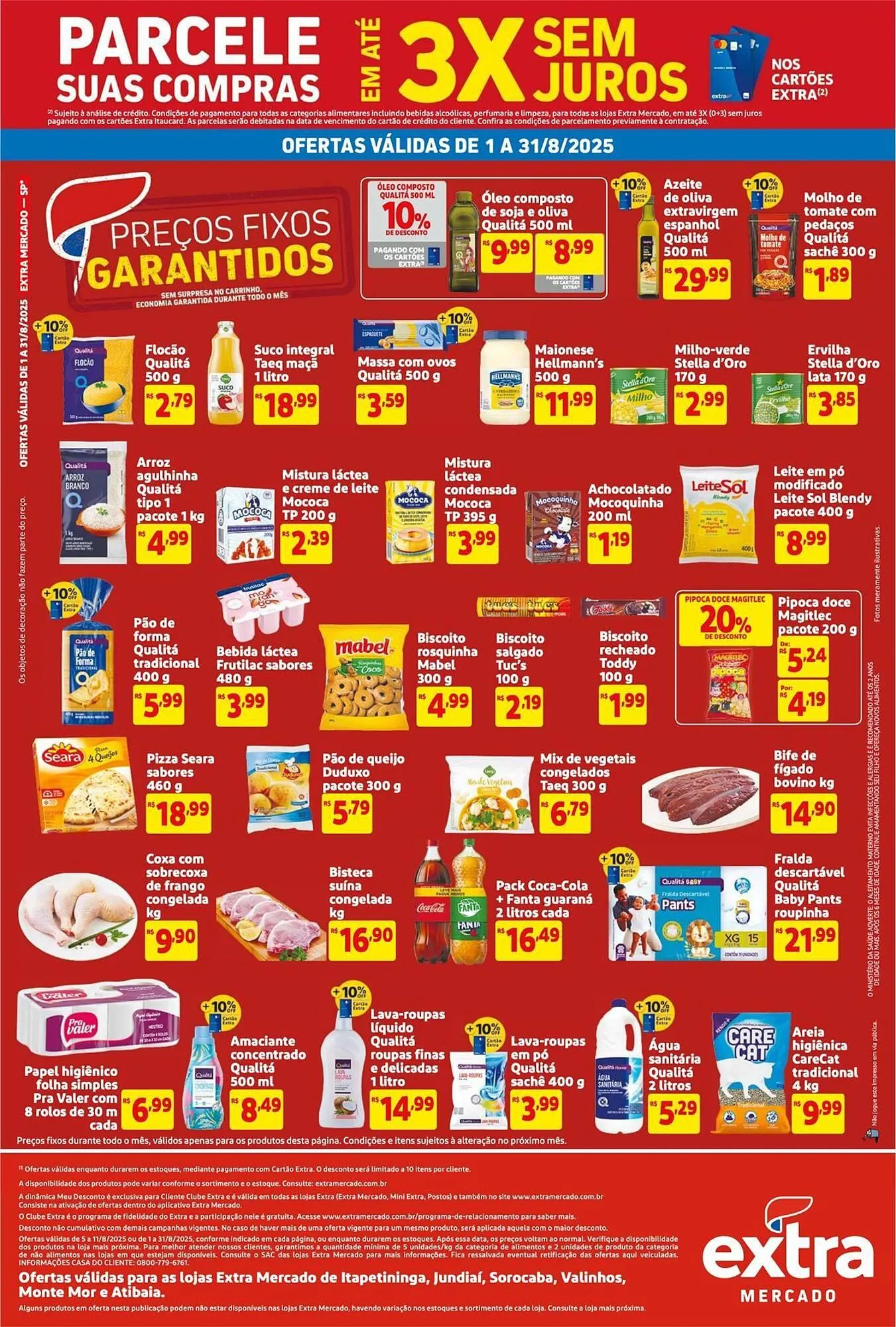 Encarte de Catálogo Mercado Extra 5 de agosto até 11 de agosto 2025 - Pagina 3