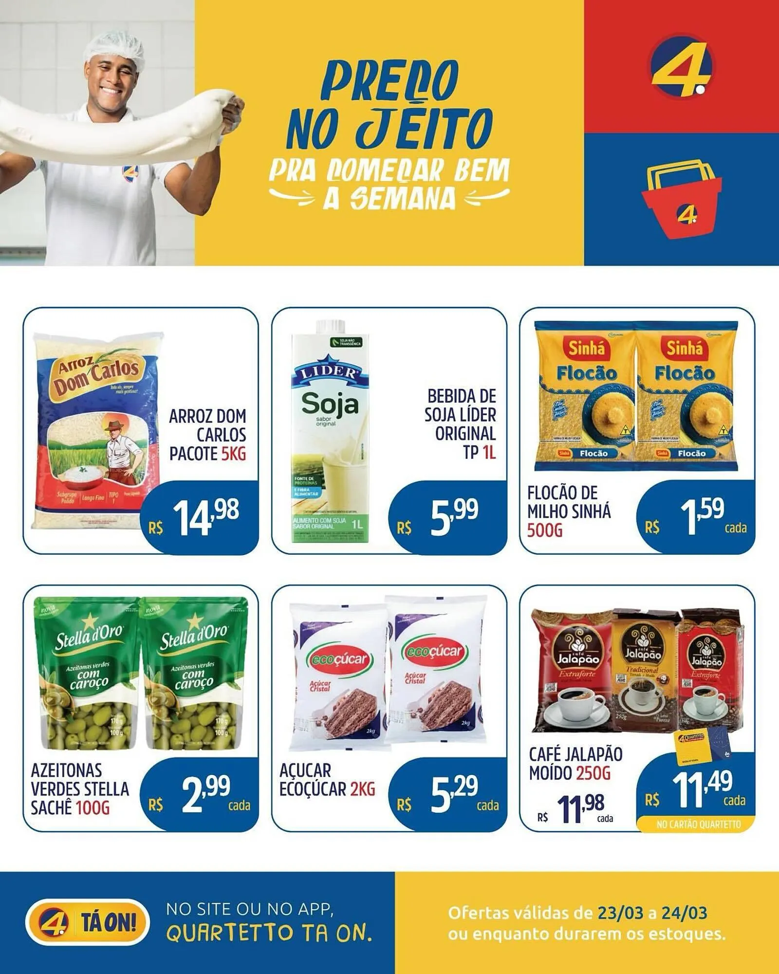 Encarte de Catálogo Quartetto Supermercados 23 de março até 24 de março 2026 - Pagina 2