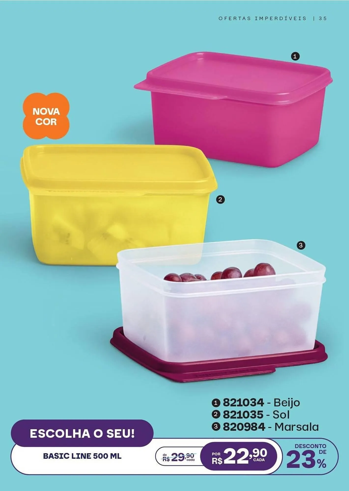 Encarte de Catálogo Tupperware 1 de outubro até 31 de outubro 2025 - Pagina 35