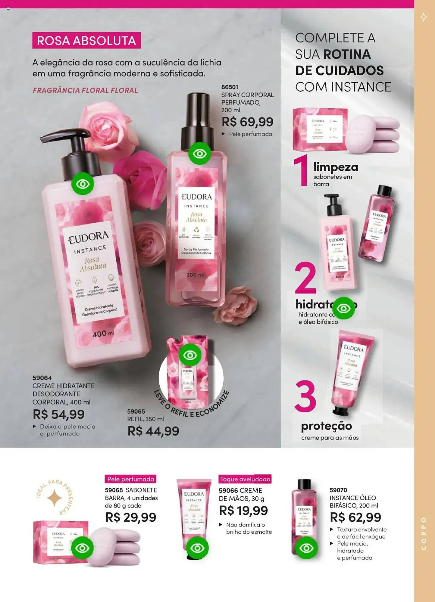 Encarte de Catálogo Eudora 25 de junho até 17 de julho 2025 - Pagina 87