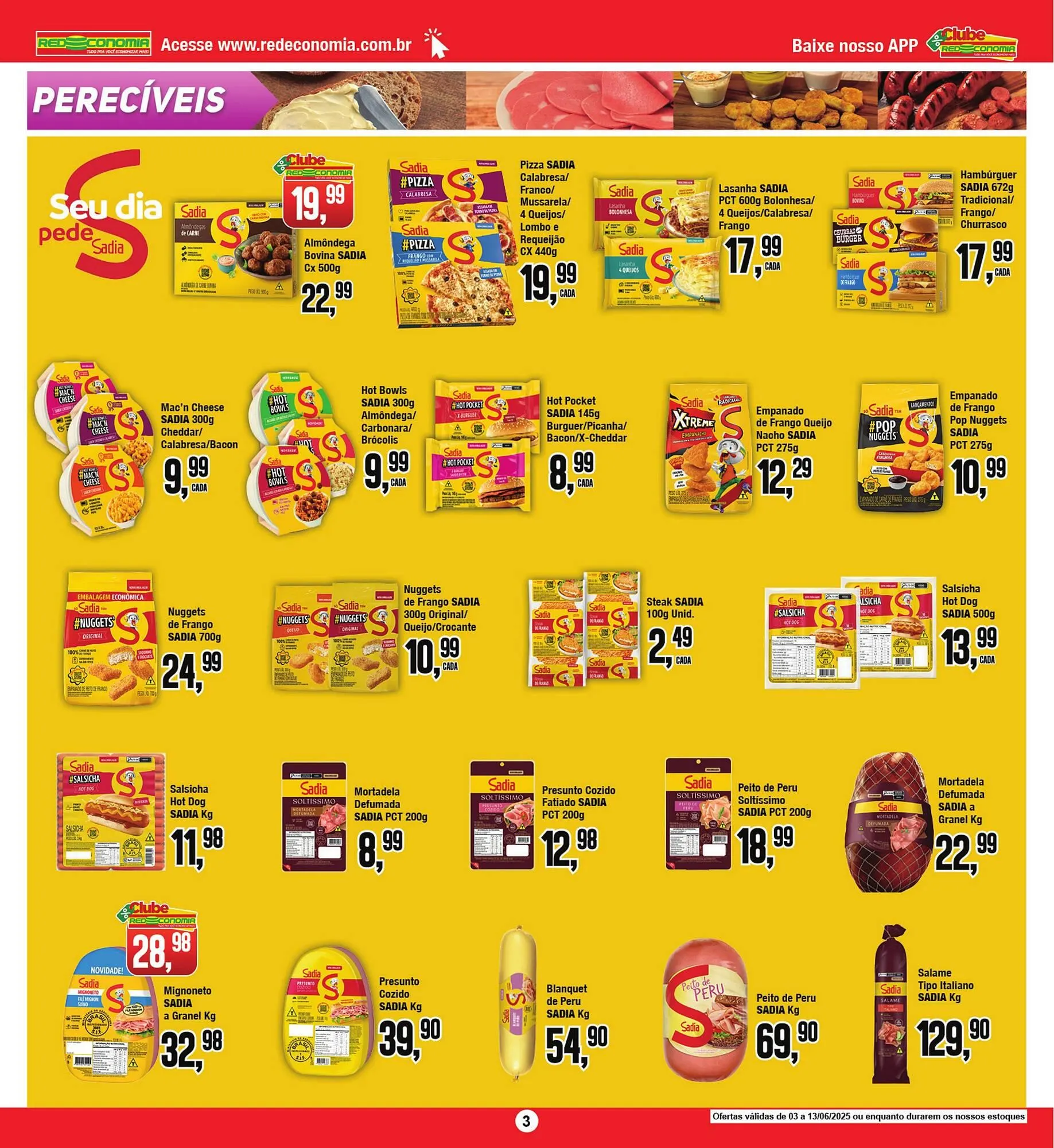 Encarte de Catálogo Rede Economia 4 de junho até 14 de junho 2025 - Pagina 3