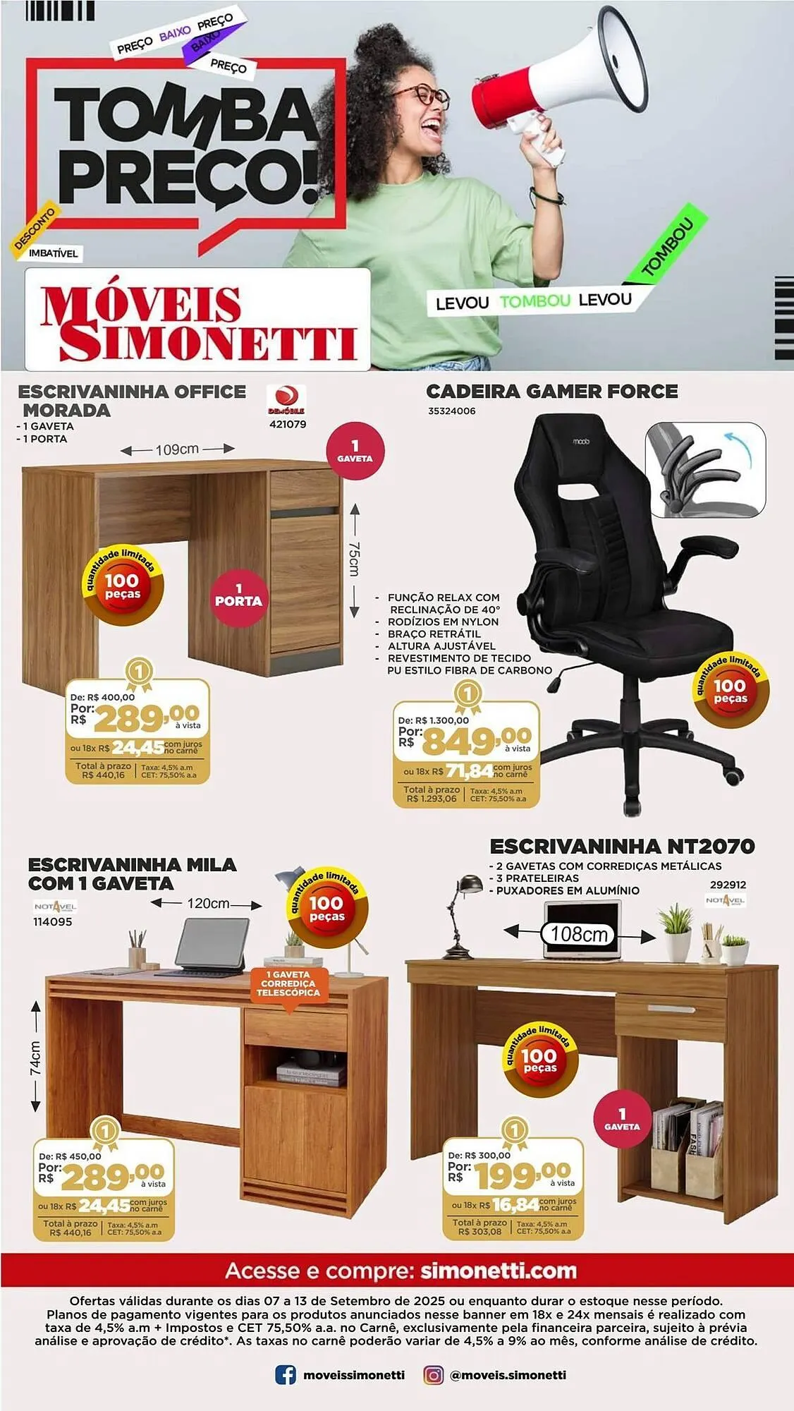 Encarte de Catálogo Móveis Simonetti 8 de setembro até 13 de setembro 2025 - Pagina 17