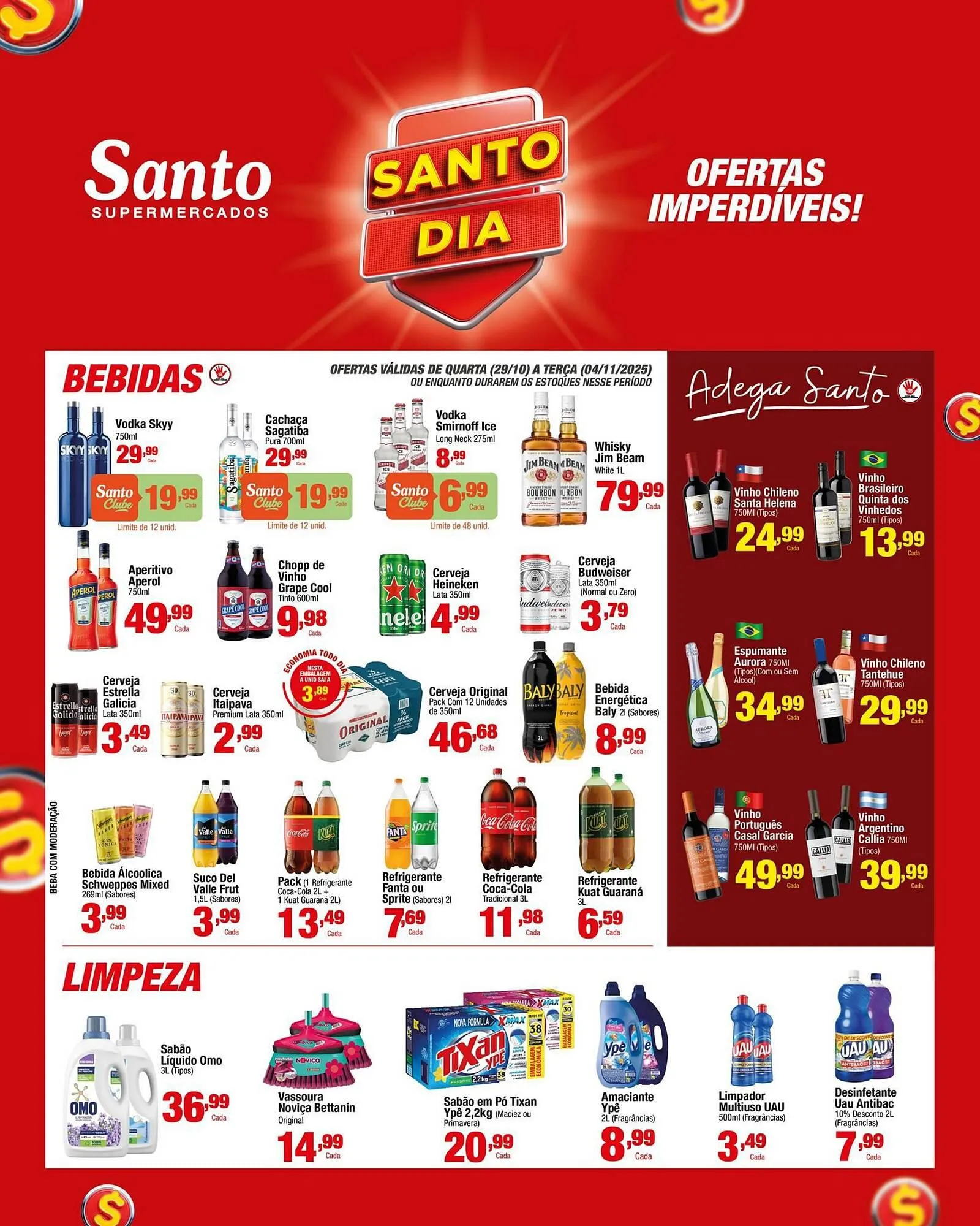 Encarte de Catálogo Santo Supermercados 29 de outubro até 31 de outubro 2025 - Pagina 2