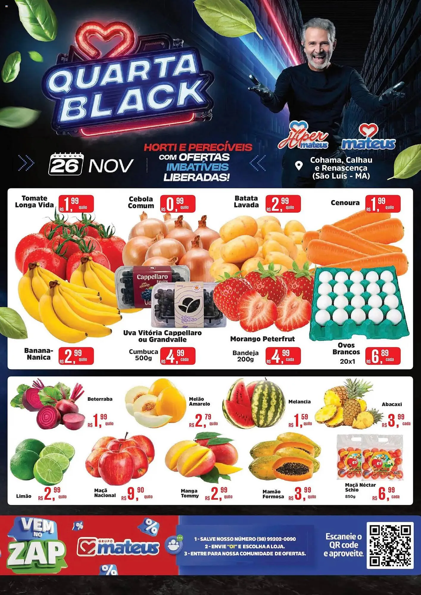 Encarte de Catálogo Supermercados Mateus 26 de novembro até 26 de novembro 2025 - Pagina 1