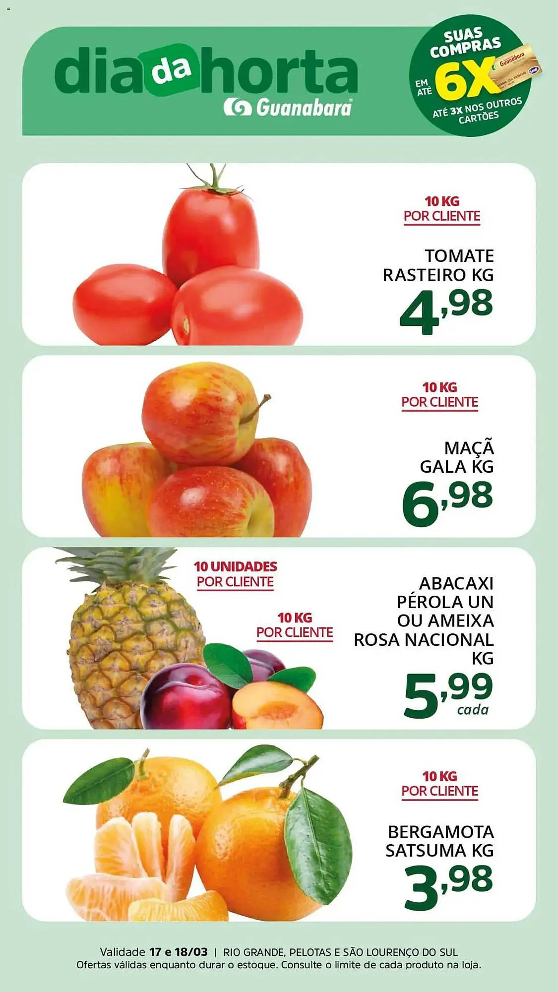 Encarte de Encarte Supermercados Guanabara 17 de março até 18 de março 2026 - Pagina 2