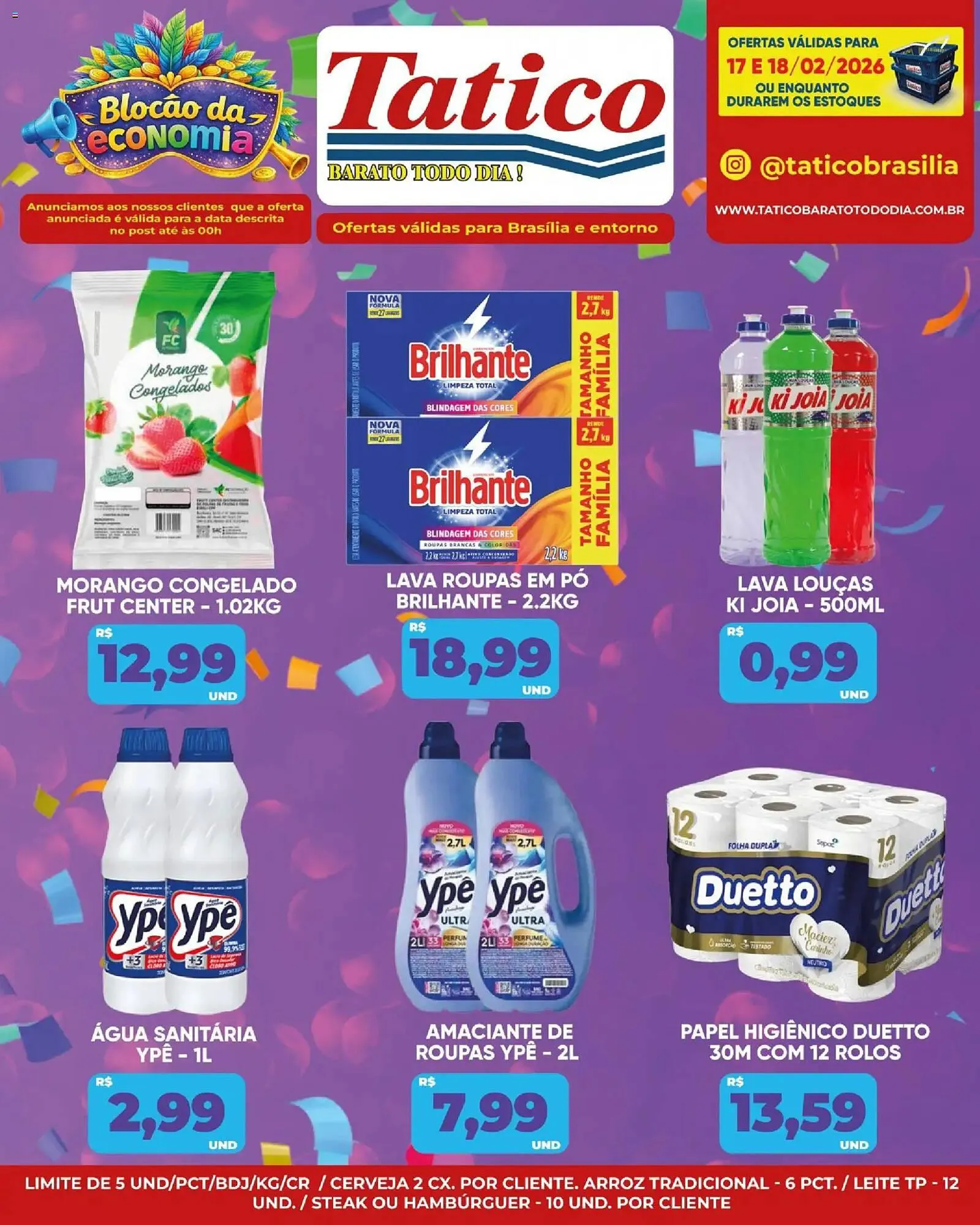 Encarte de Tabloide Tatico 19 de fevereiro até 22 de fevereiro 2026 - Pagina 29