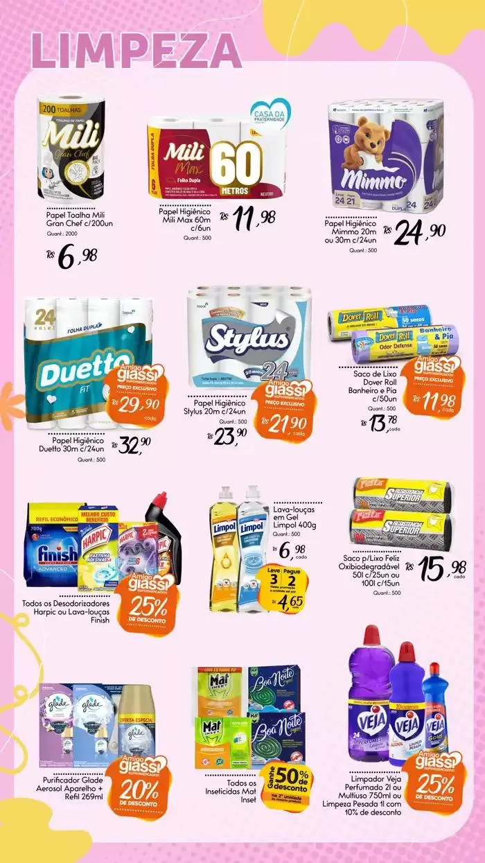 Encarte de Encarte Giassi 14 de março até 27 de março 2025 - Pagina 26