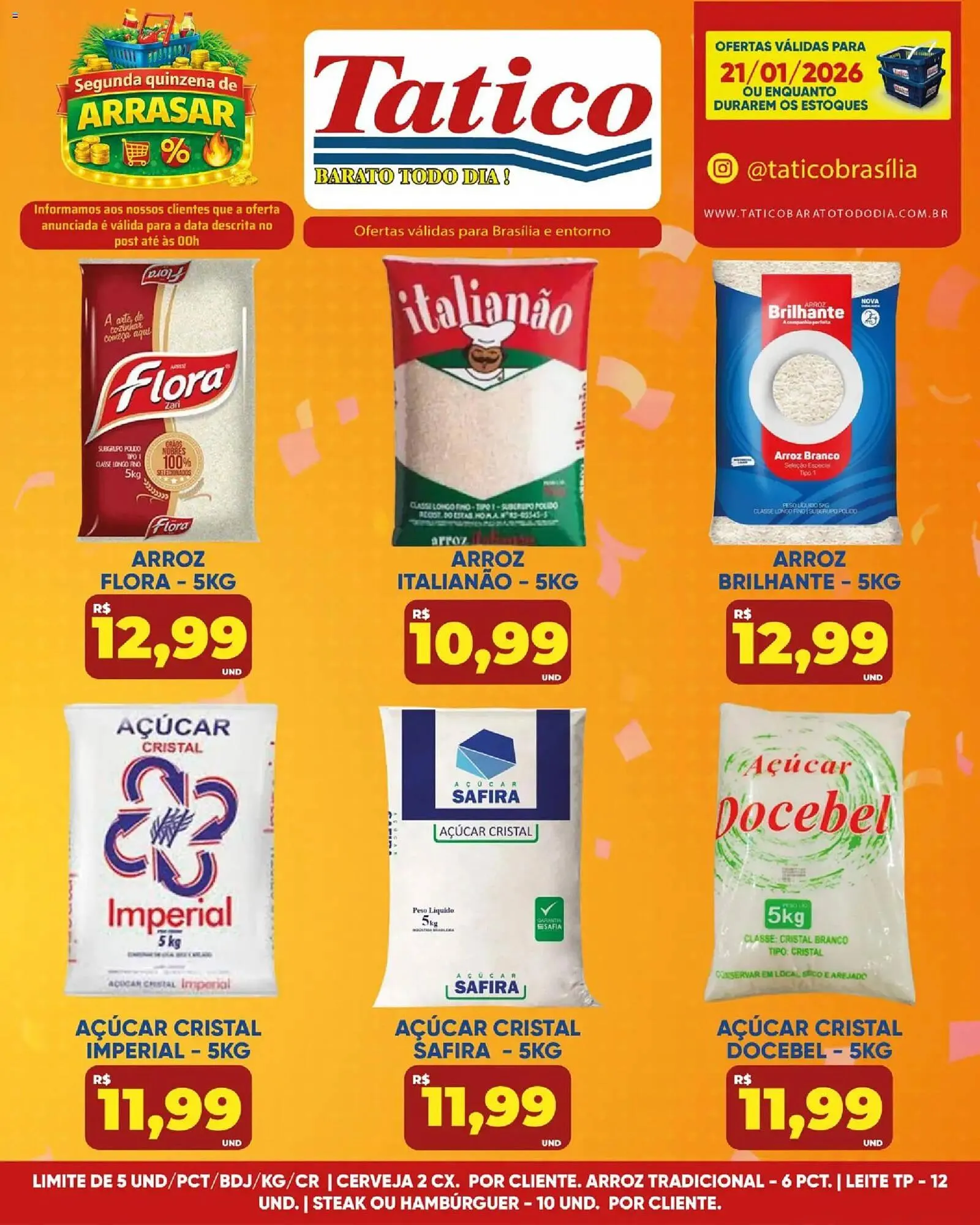 Encarte de Tabloide Tatico 21 de janeiro até 21 de janeiro 2026 - Pagina 1