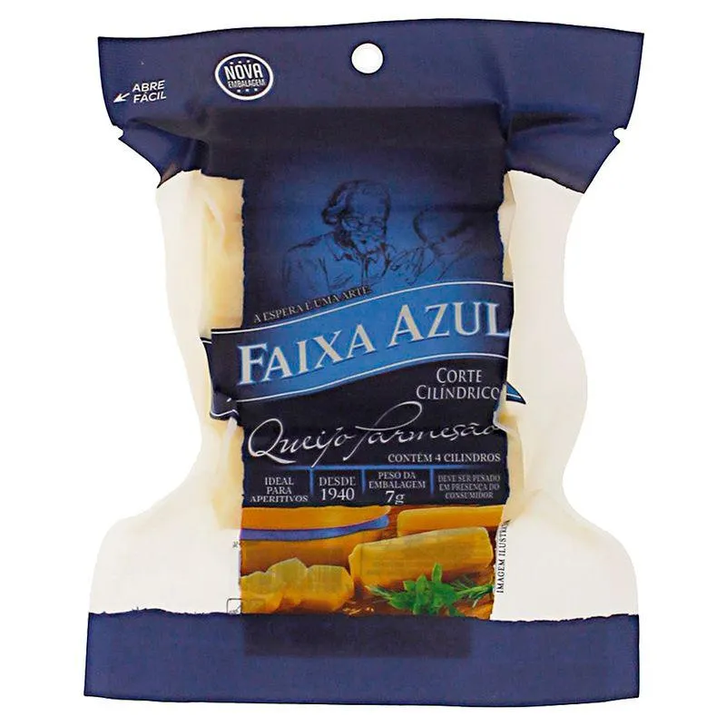 Queijo Parmesão Cilindro Faixa Azul 195 G