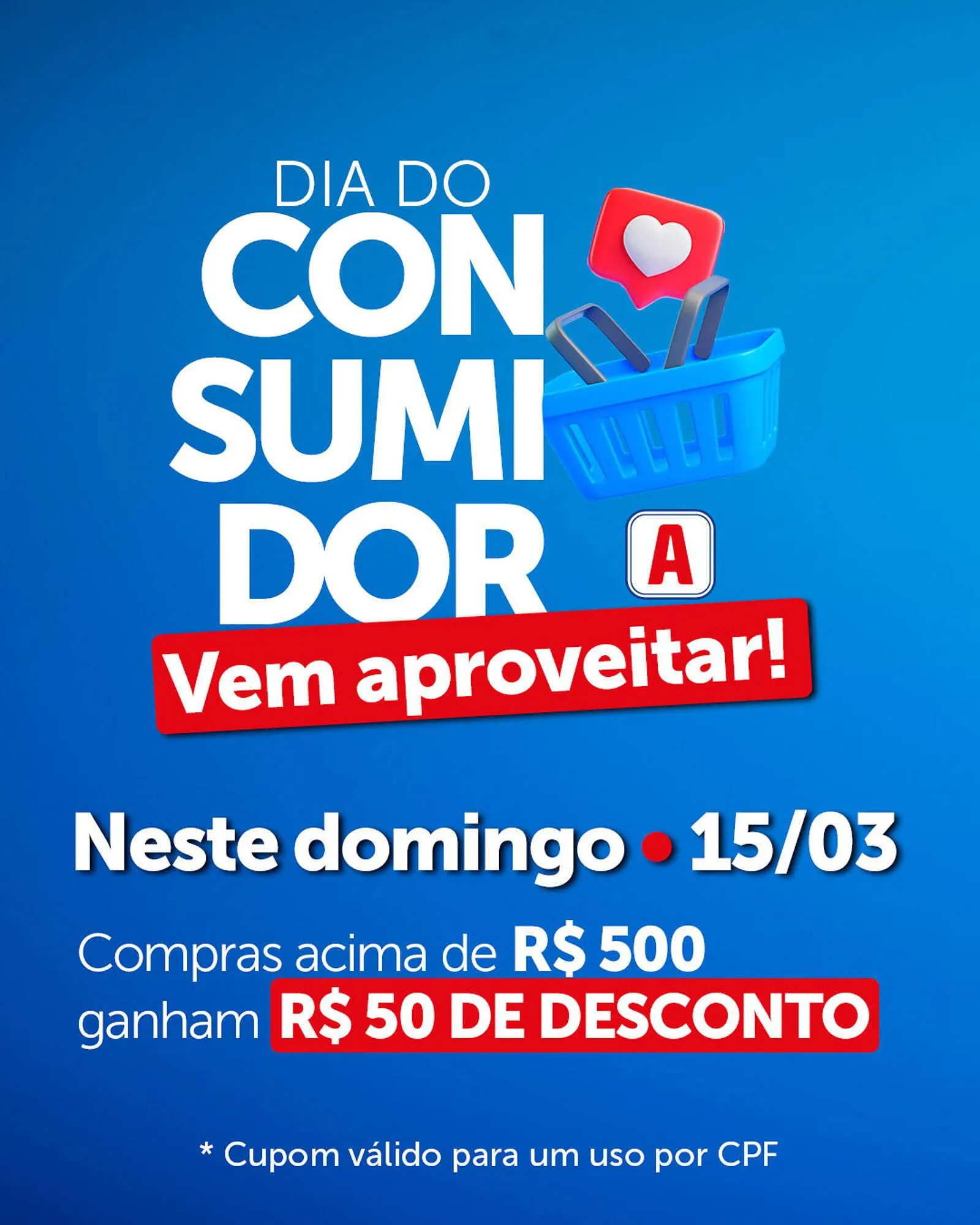 Encarte de Catálogo Supermercados Andreazza 13 de março até 15 de março 2026 - Pagina 1