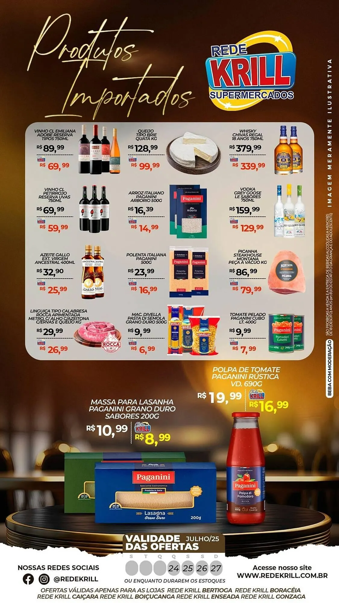 Encarte de Catálogo Rede Krill 24 de julho até 27 de julho 2025 - Pagina 1