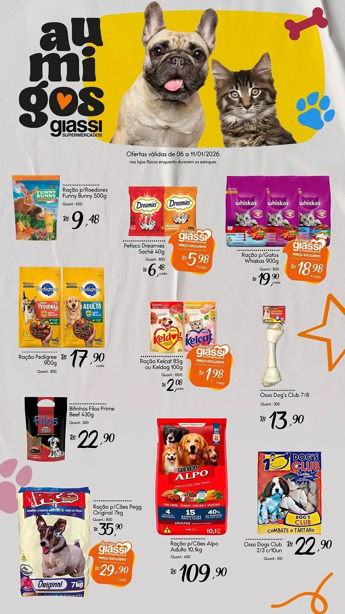 Encarte de Encarte Giassi Supermercados 6 de janeiro até 11 de janeiro 2026 - Pagina 1