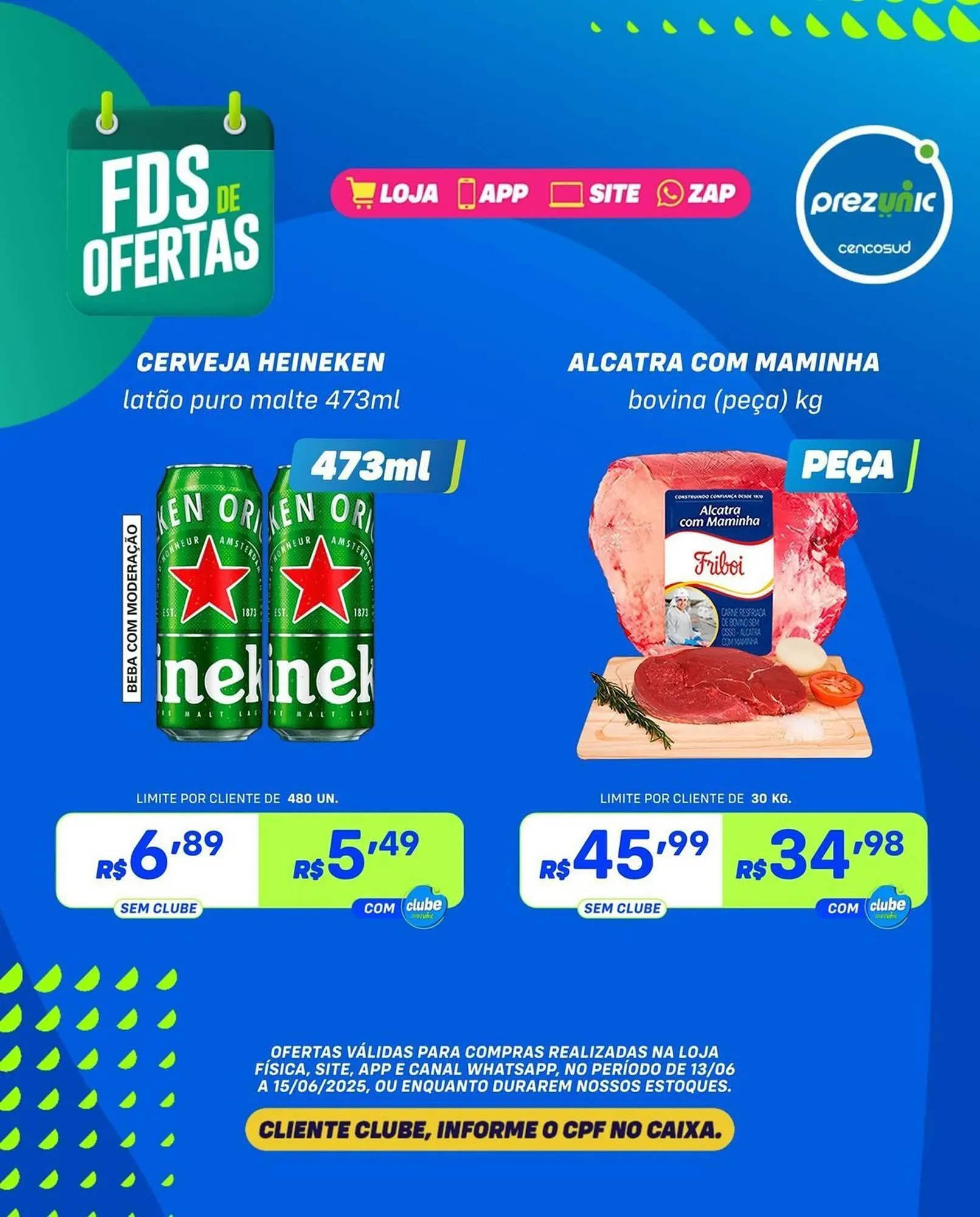 Encarte de Catálogo Prezunic 13 de junho até 15 de junho 2025 - Pagina 5