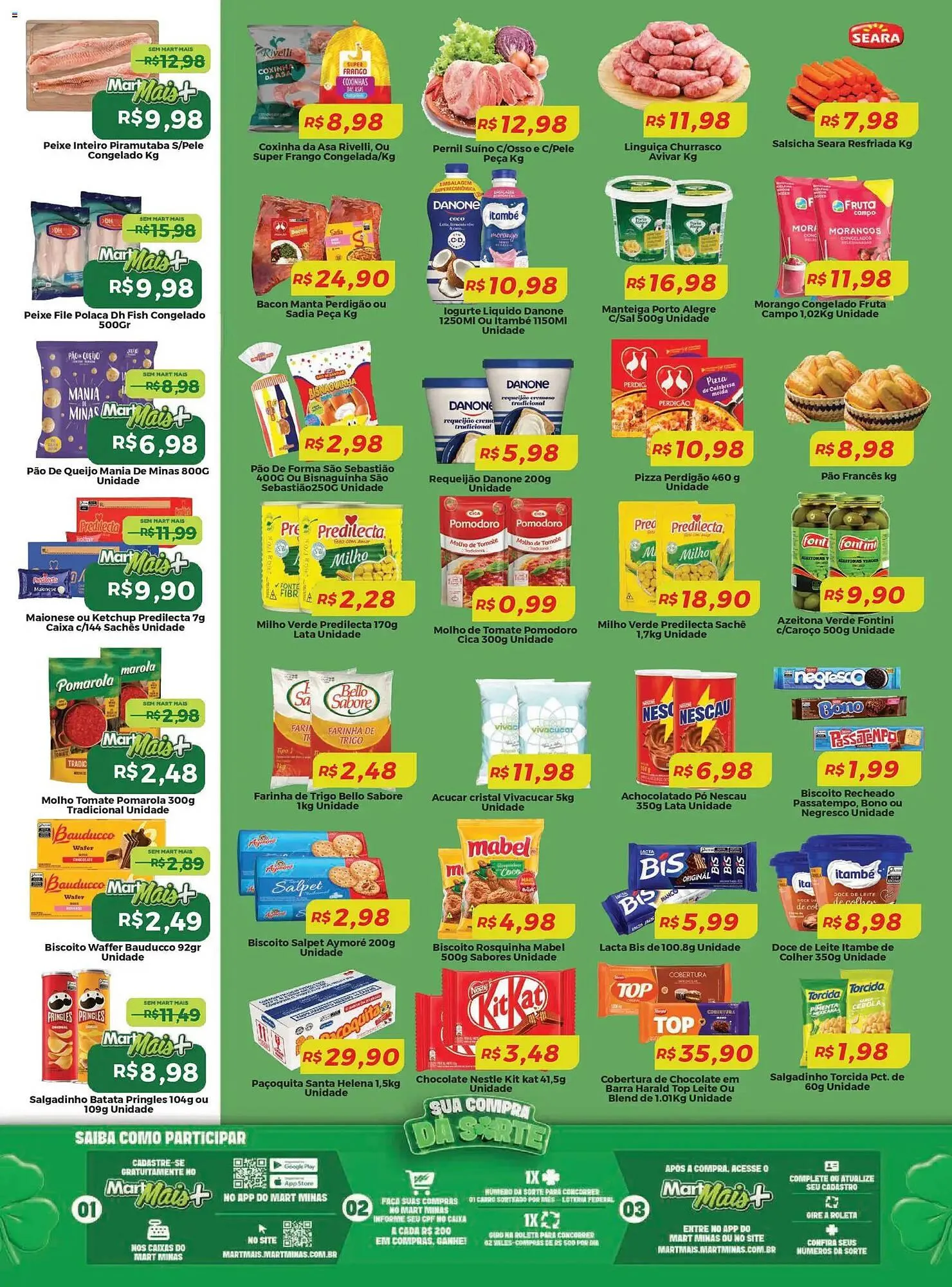 Encarte de Folheto Mart Minas 23 de abril até 29 de abril 2026 - Pagina 2