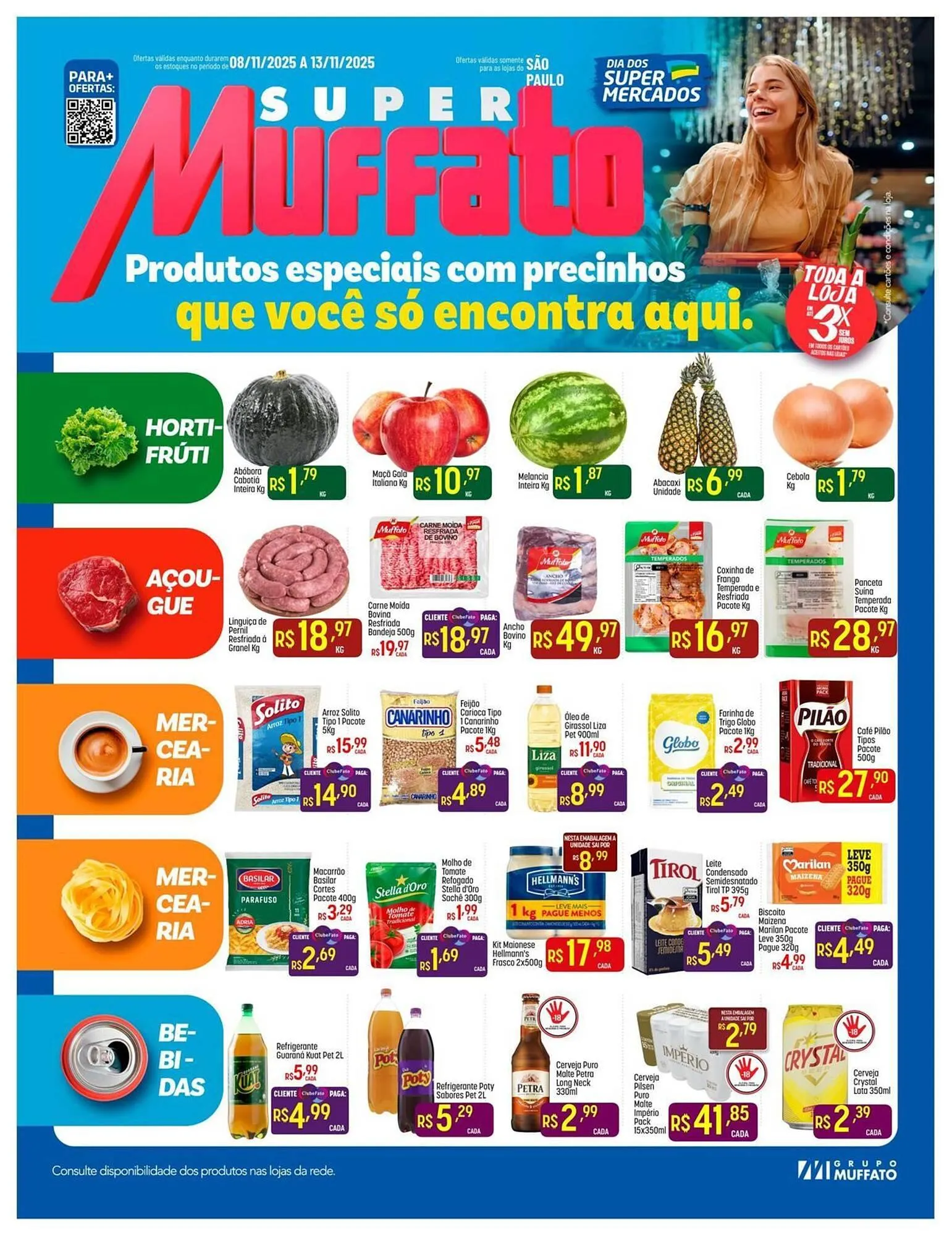 Encarte de Encarte Muffato 8 de novembro até 13 de novembro 2025 - Pagina 1