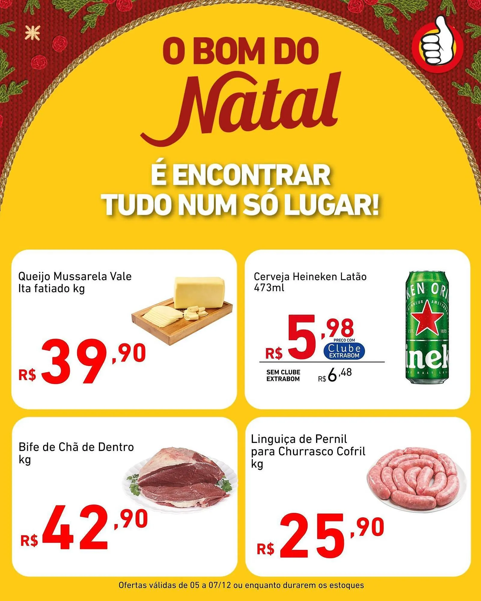Encarte de Catálogo Extrabom Supermercados 5 de dezembro até 7 de dezembro 2025 - Pagina 2
